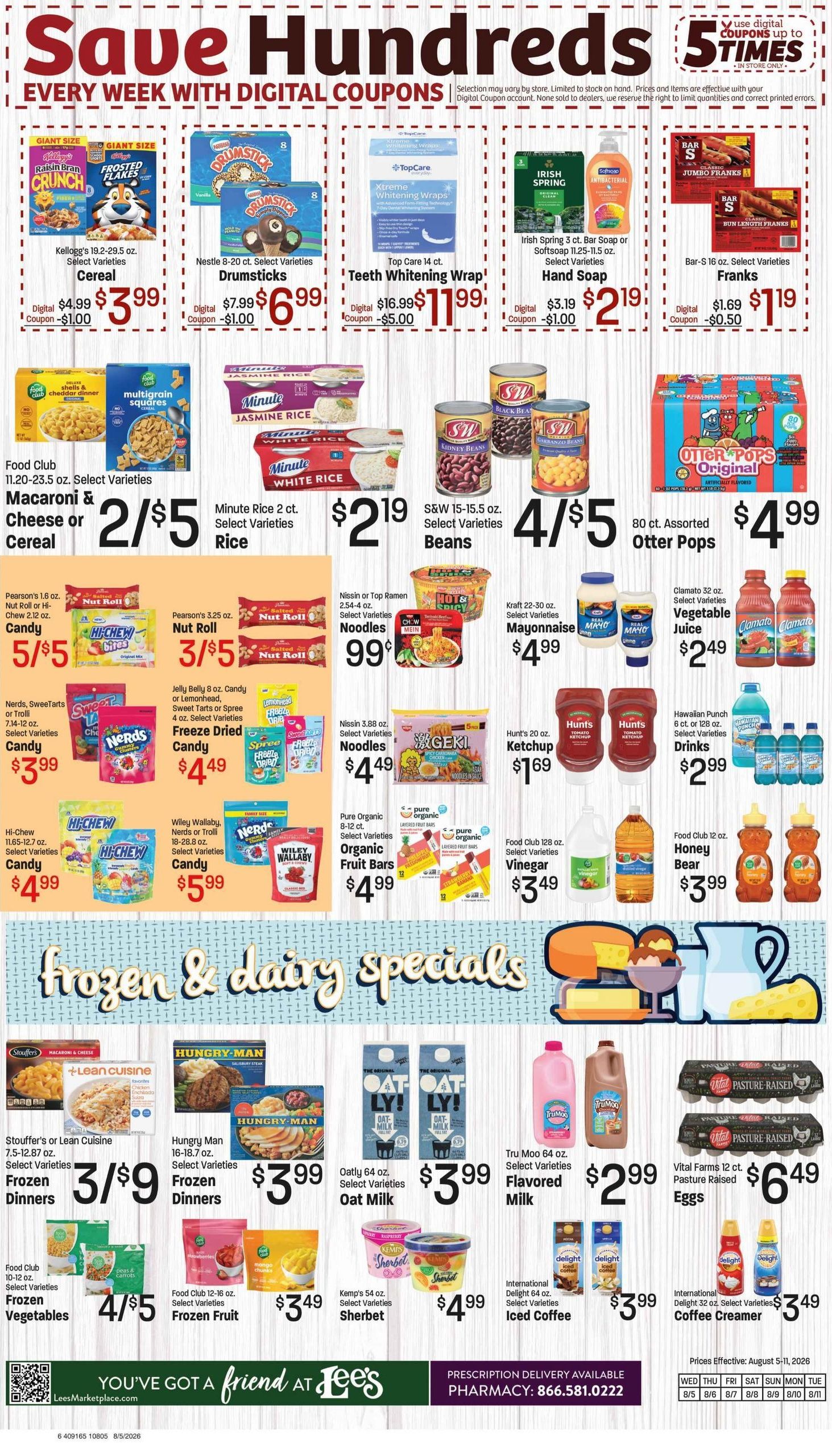 Lee's Marketplace Weekly Ad August 5 - 11, 2026