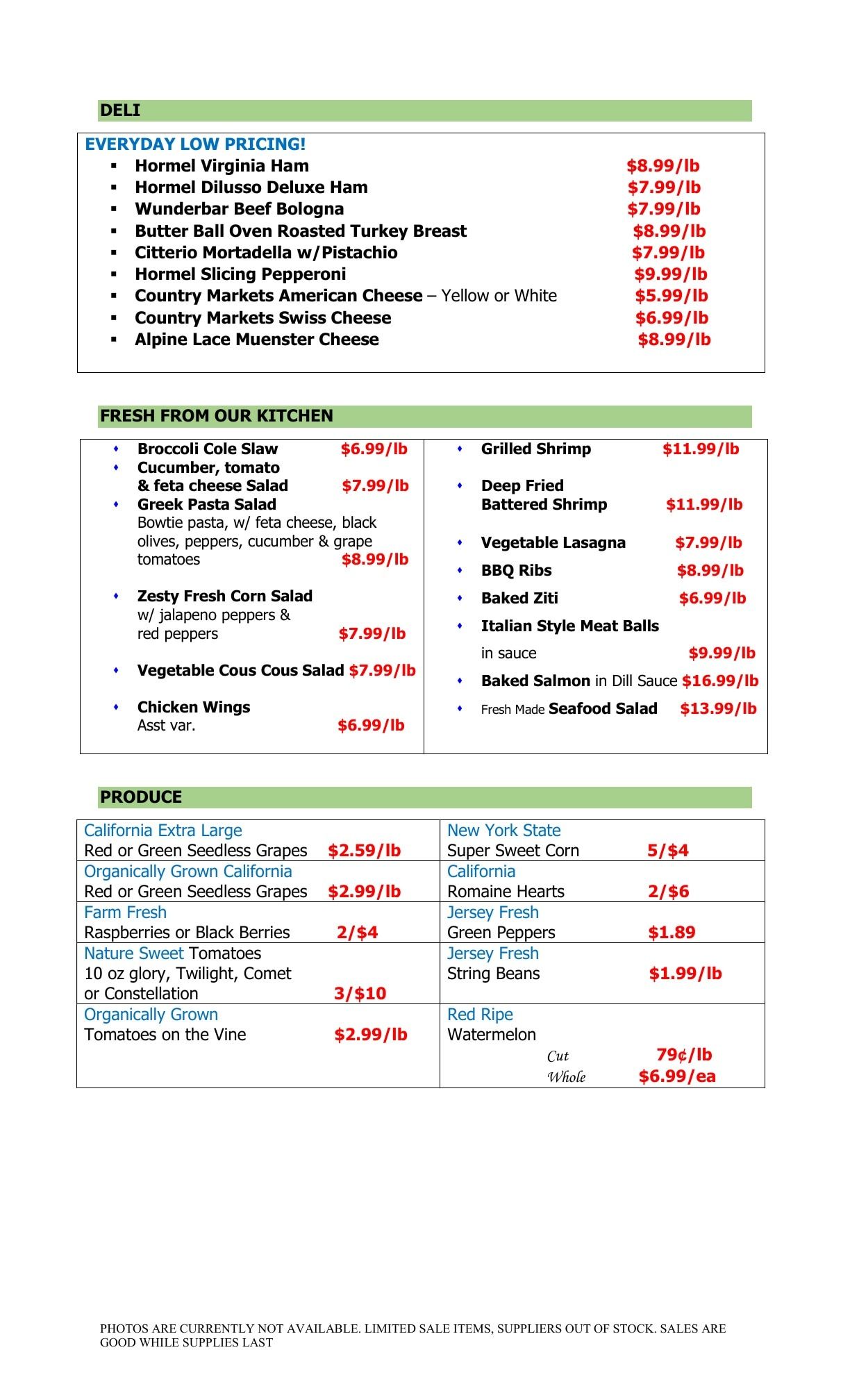 Country Markets of Westchester Weekly Ad August 7 - 13, 2026