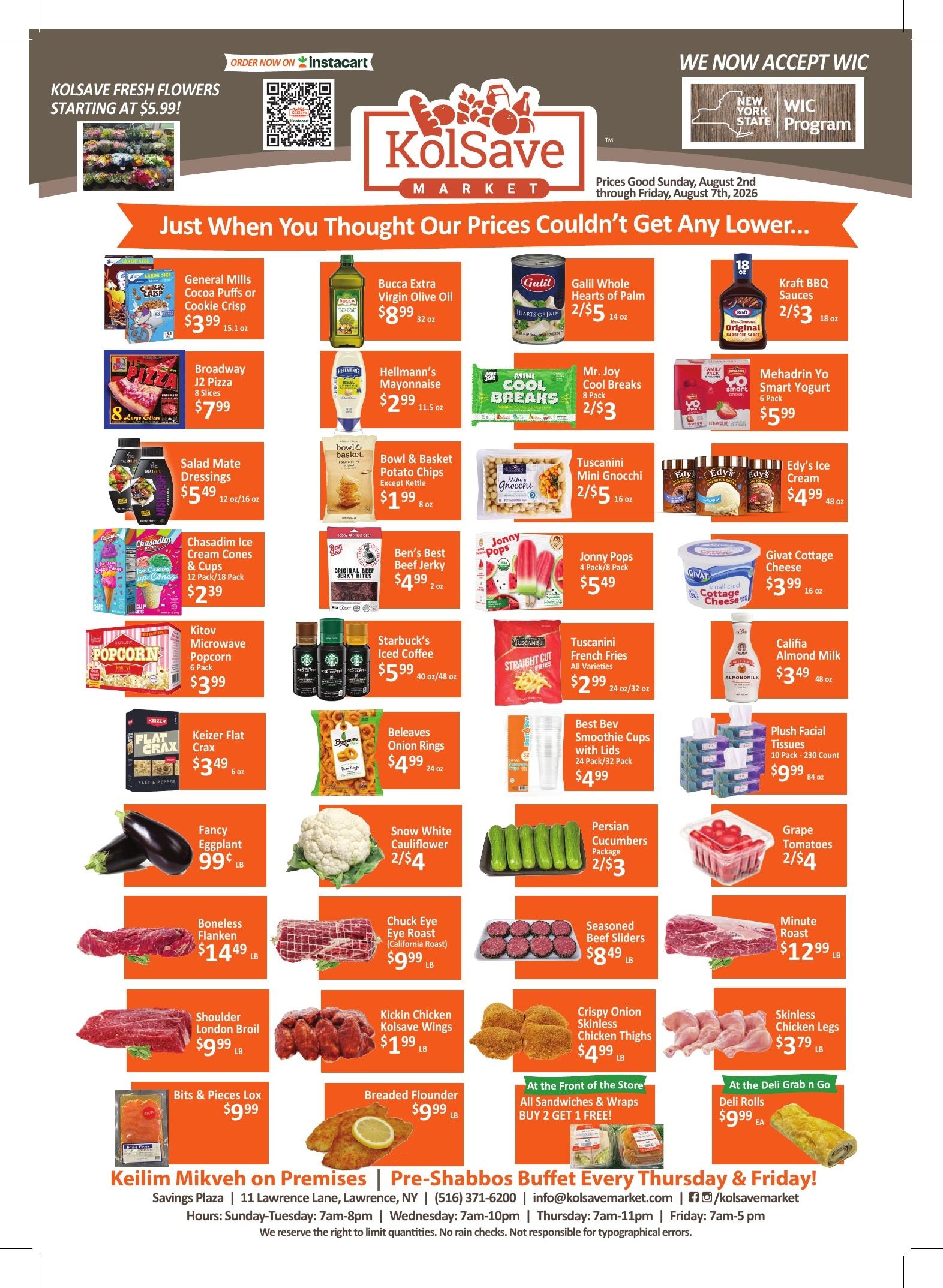 KolSave Market Weekly Ad August 2 - 7, 2026
