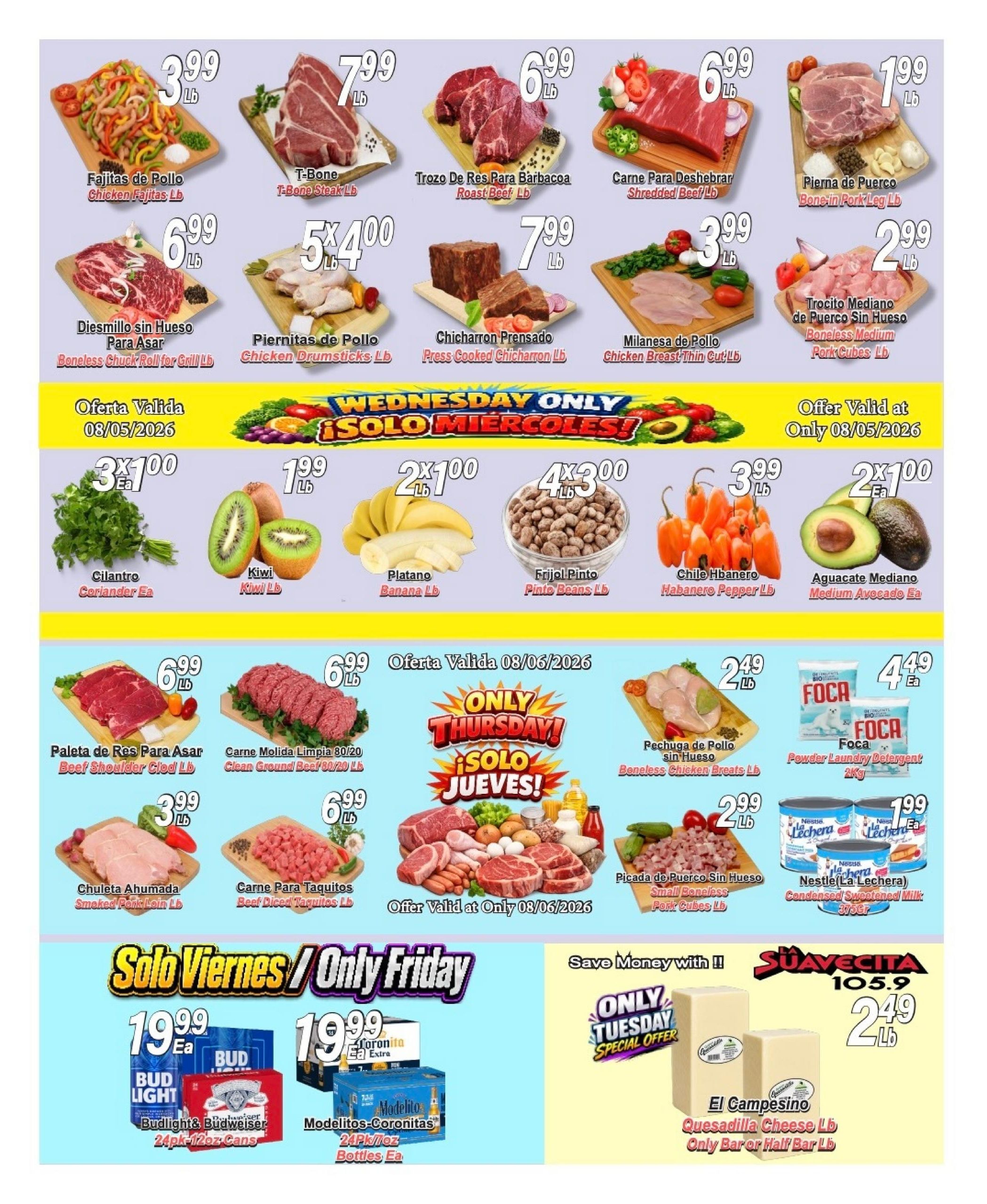 El Mezquite Market (Albuquerque–Rio Rancho Area, NM) Weekly Ad August 5 - 11, 2026