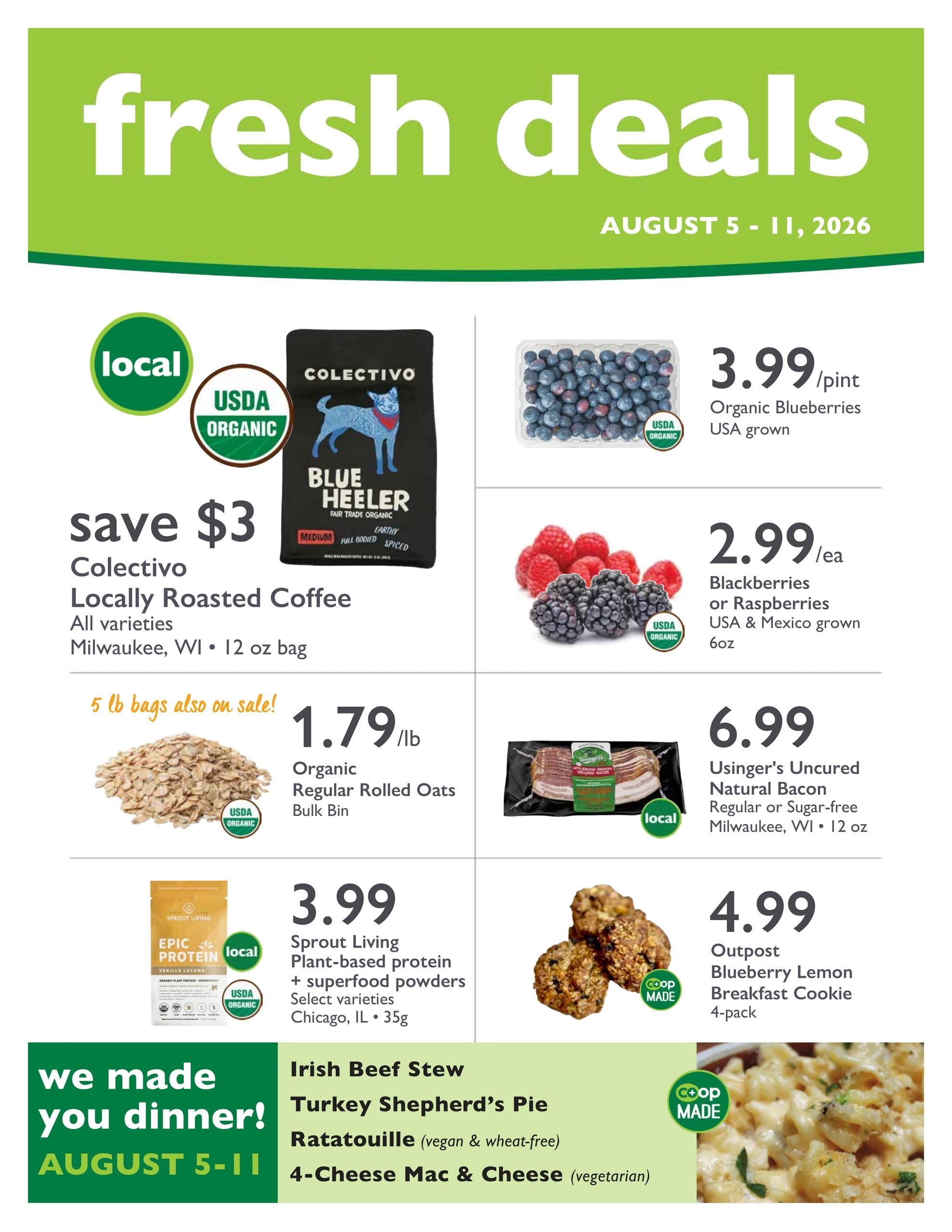 Outpost Natural Foods Weekly Ad August 5 - 11, 2026