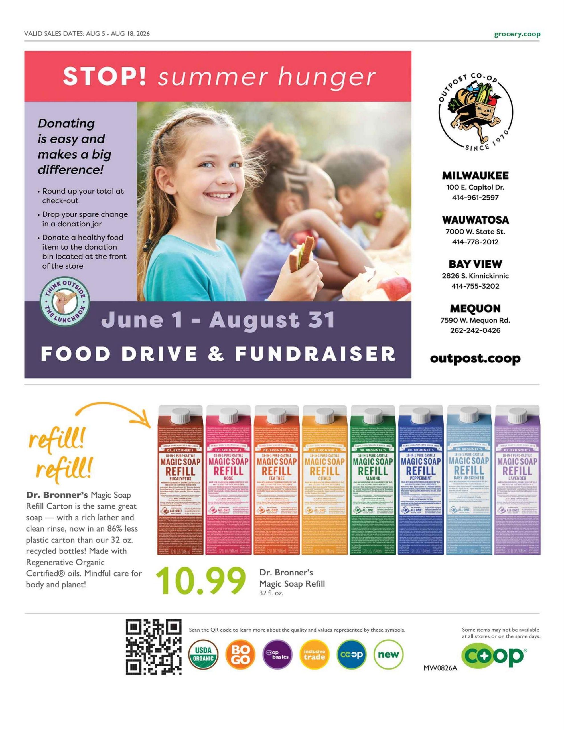 Outpost Natural Foods Weekly Ad August 5 - 11, 2026