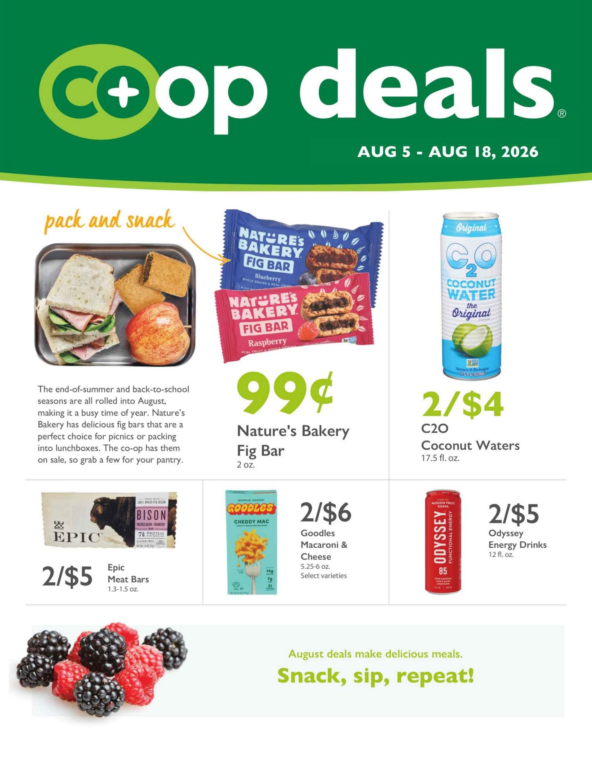 Outpost Natural Foods Weekly Ad August 5 - 11, 2026
