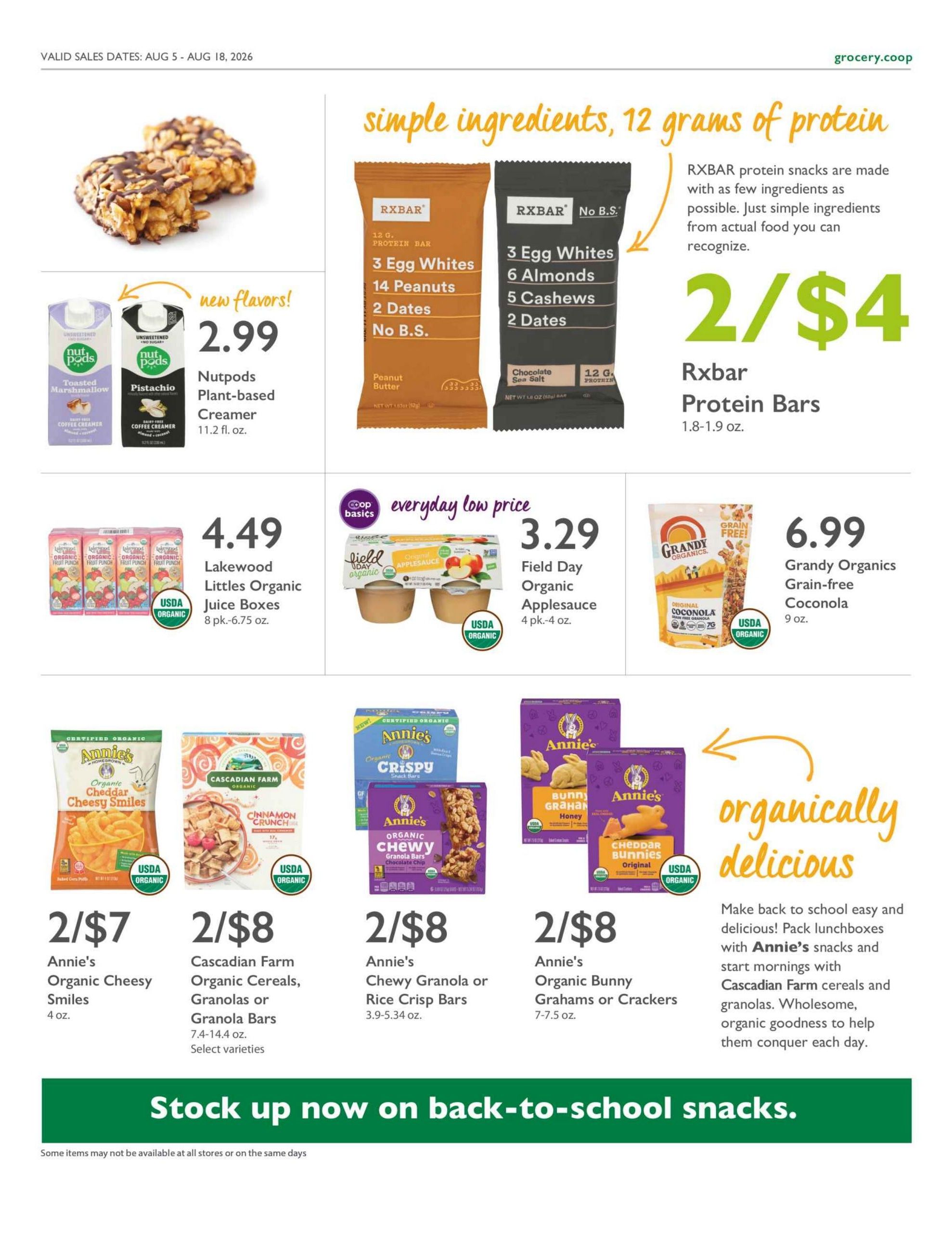 Outpost Natural Foods Weekly Ad August 5 - 11, 2026