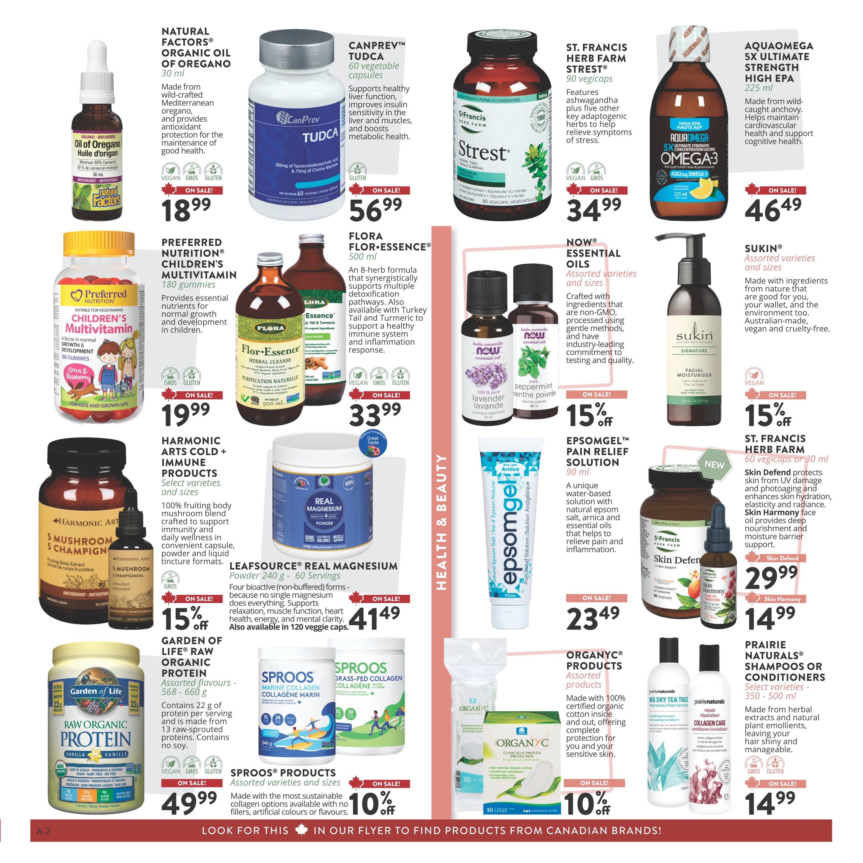 Foodsmiths Health First  Monthly Flyer August 1 to 31