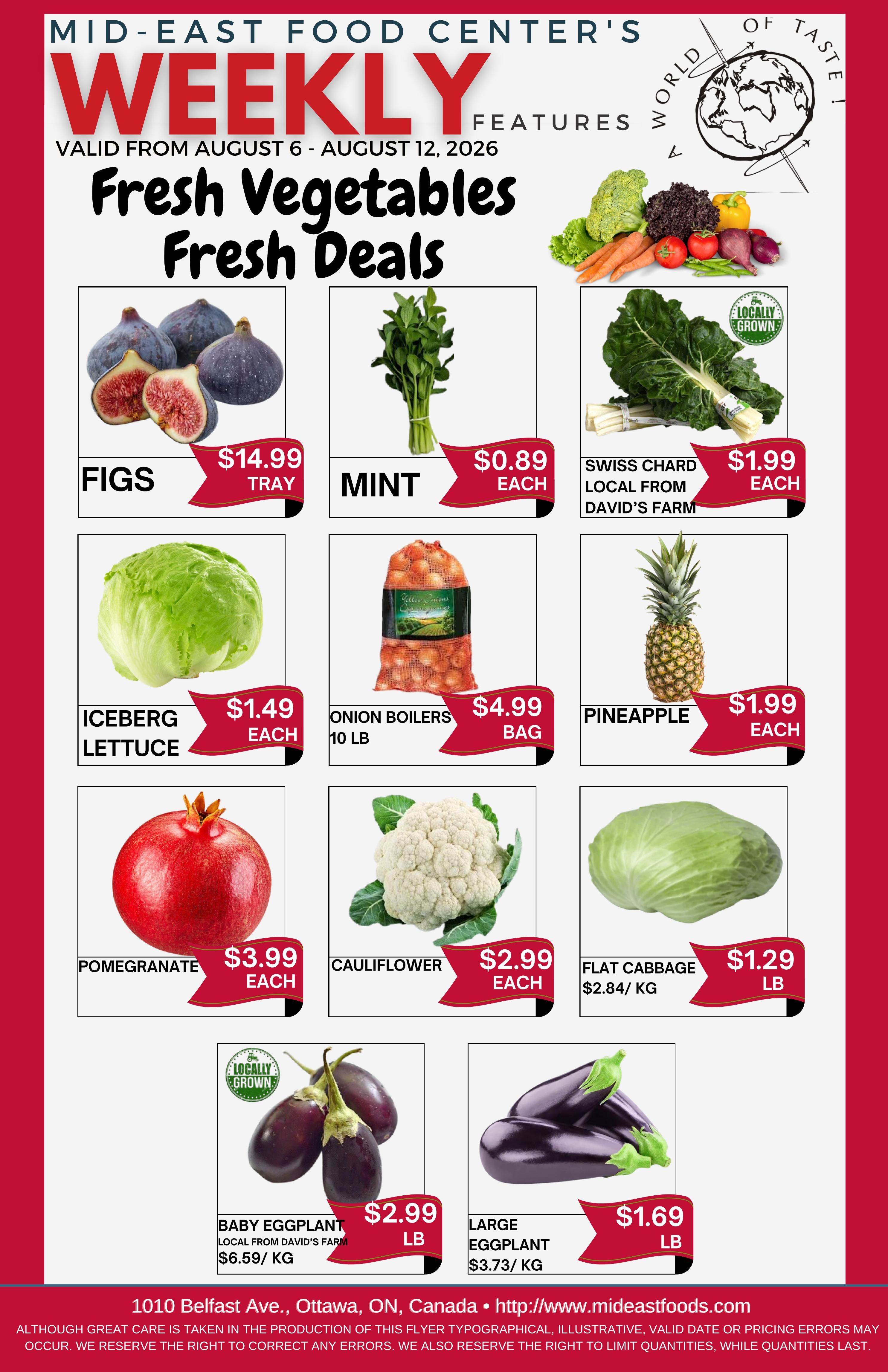Mid-East Food Centre Flyer August 6 to 12