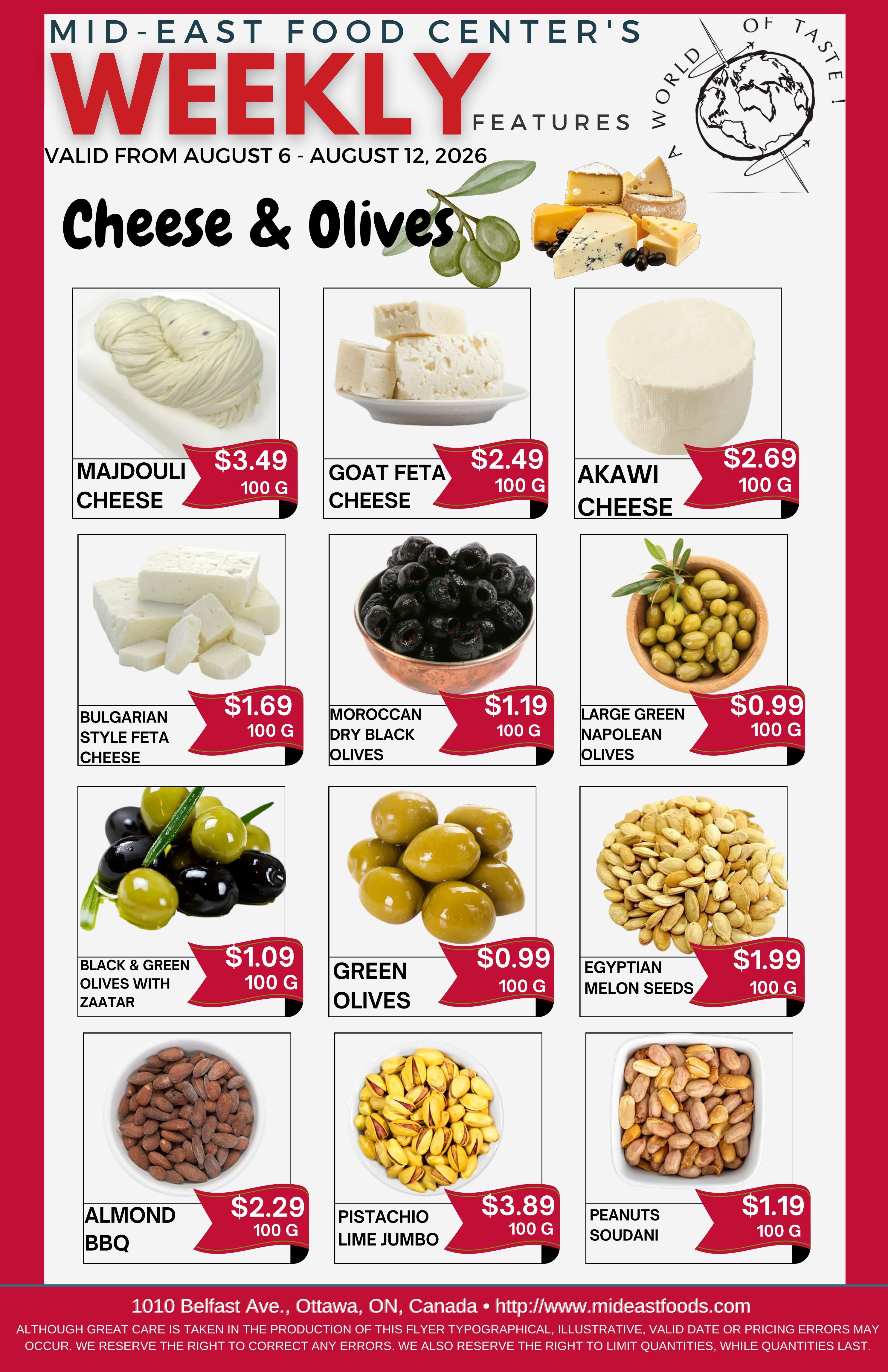 Mid-East Food Centre Flyer August 6 to 12