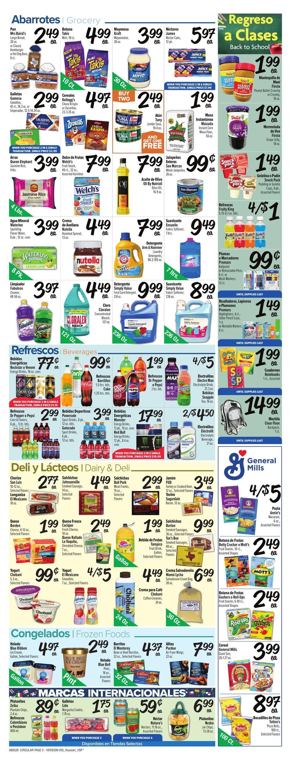 Fiesta Mart (Pasadena Area, TX) Weekly Ad August 5 - 11, 2026