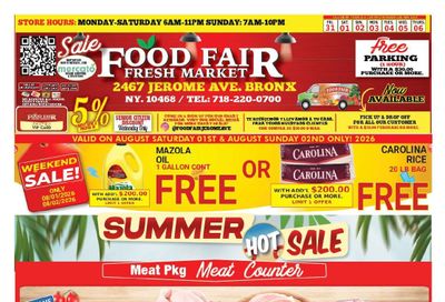 Food Fair Fresh Market Weekly Ad July 31 - August 6, 2026