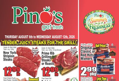 Pino's Flyer August 6 to 12