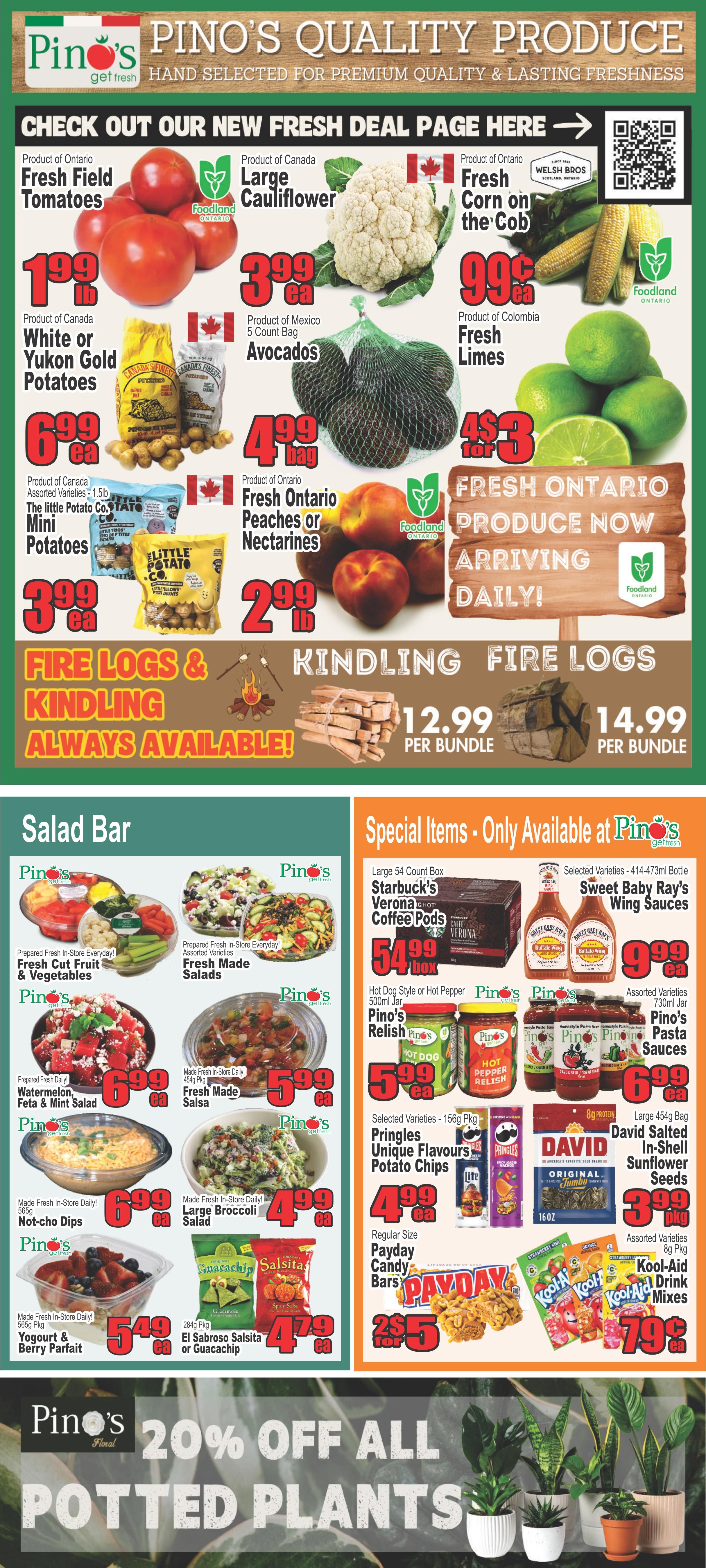 Pino's Flyer August 6 to 12