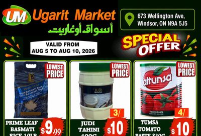 Ugarit Market Flyer August 4 to 10
