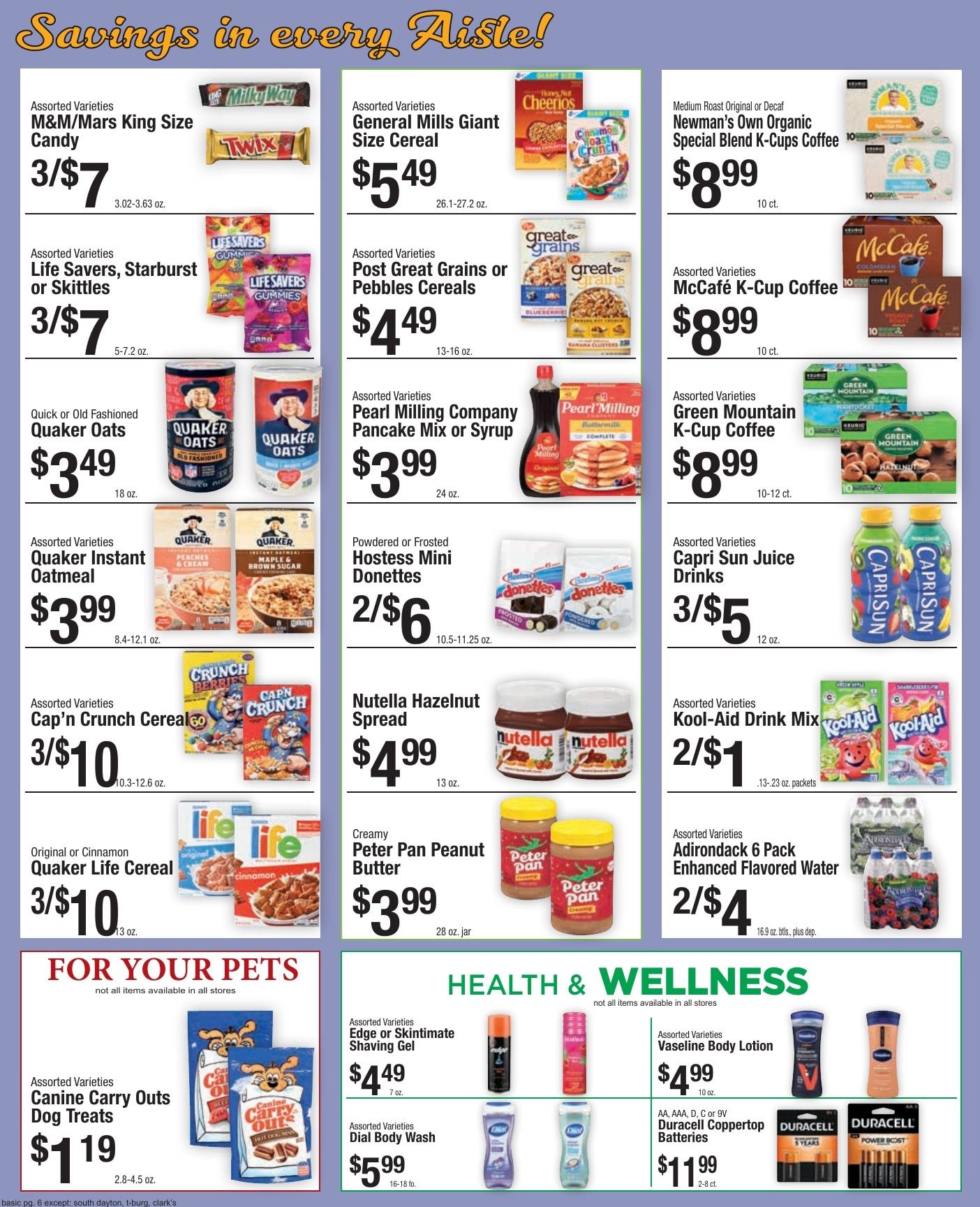 Pixley's Shurfine Food Mart Weekly Ad August 2 - 8, 2026
