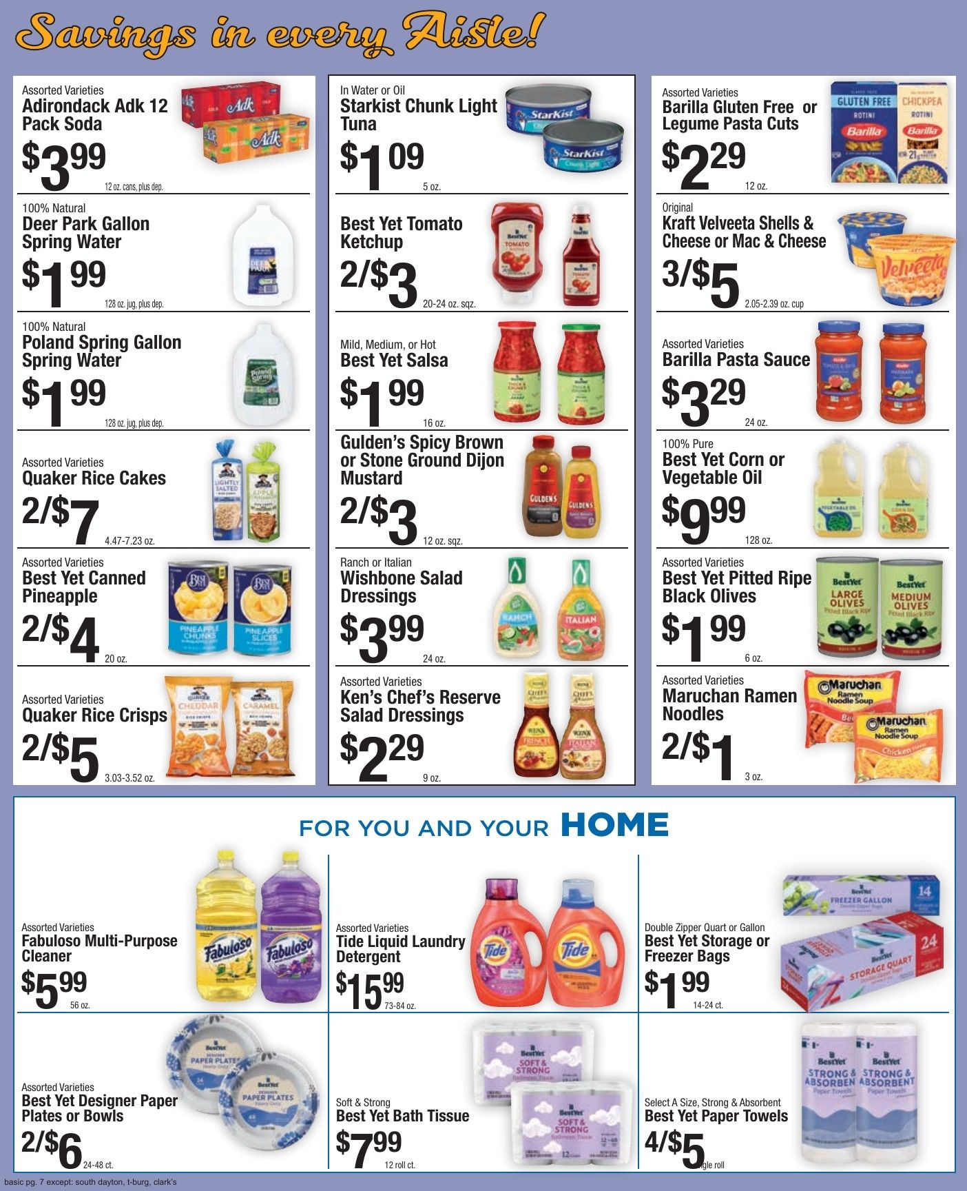 Pixley's Shurfine Food Mart Weekly Ad August 2 - 8, 2026