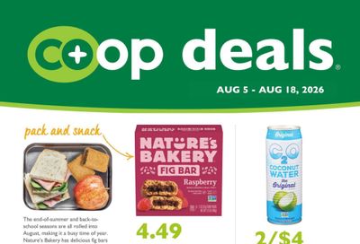 Co-opportunity Natural Foods (Inglewood–Gardena Area, CA) Weekly Ad August 5 - 18, 2026