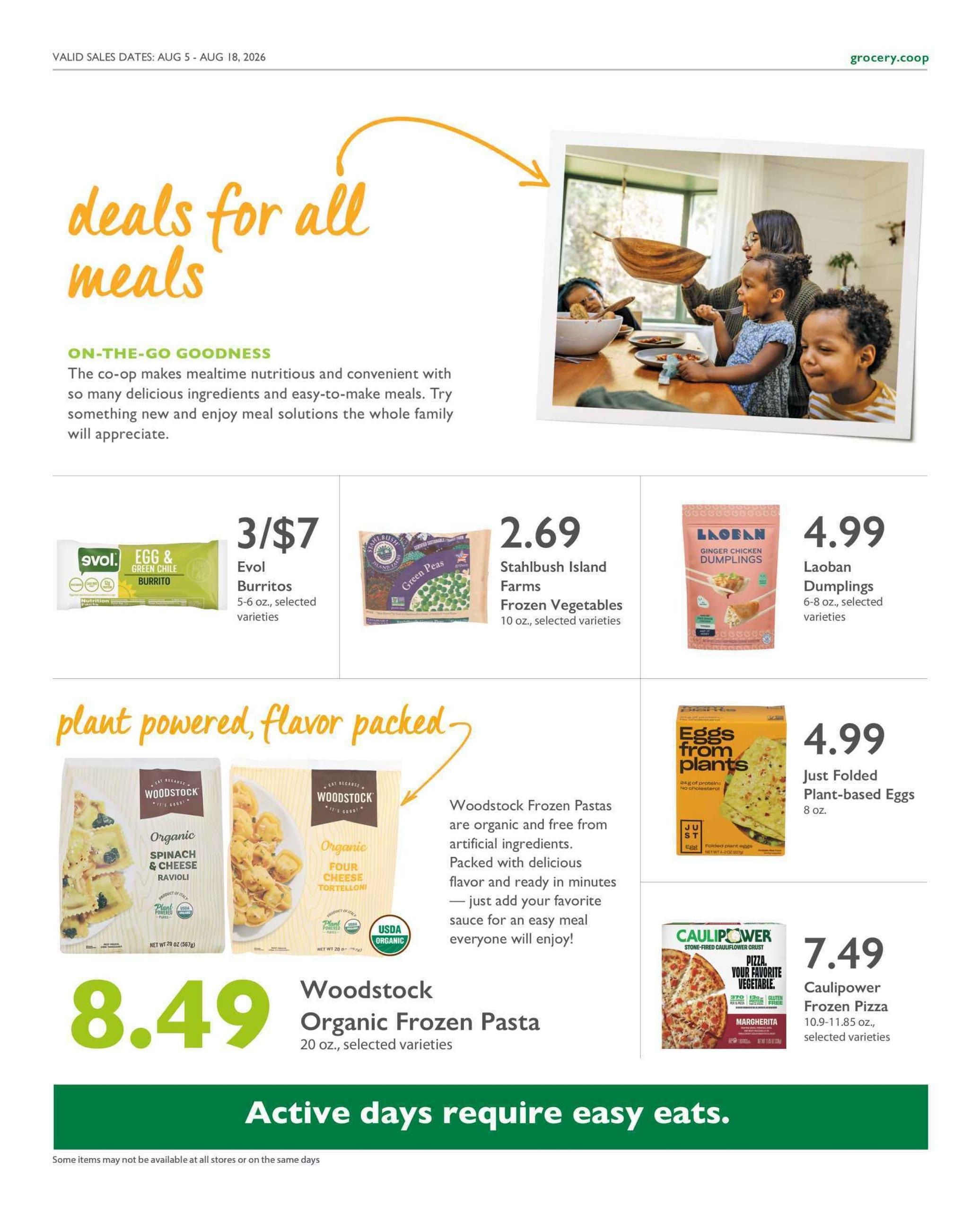 Co-opportunity Natural Foods (Inglewood–Gardena Area, CA) Weekly Ad August 5 - 18, 2026