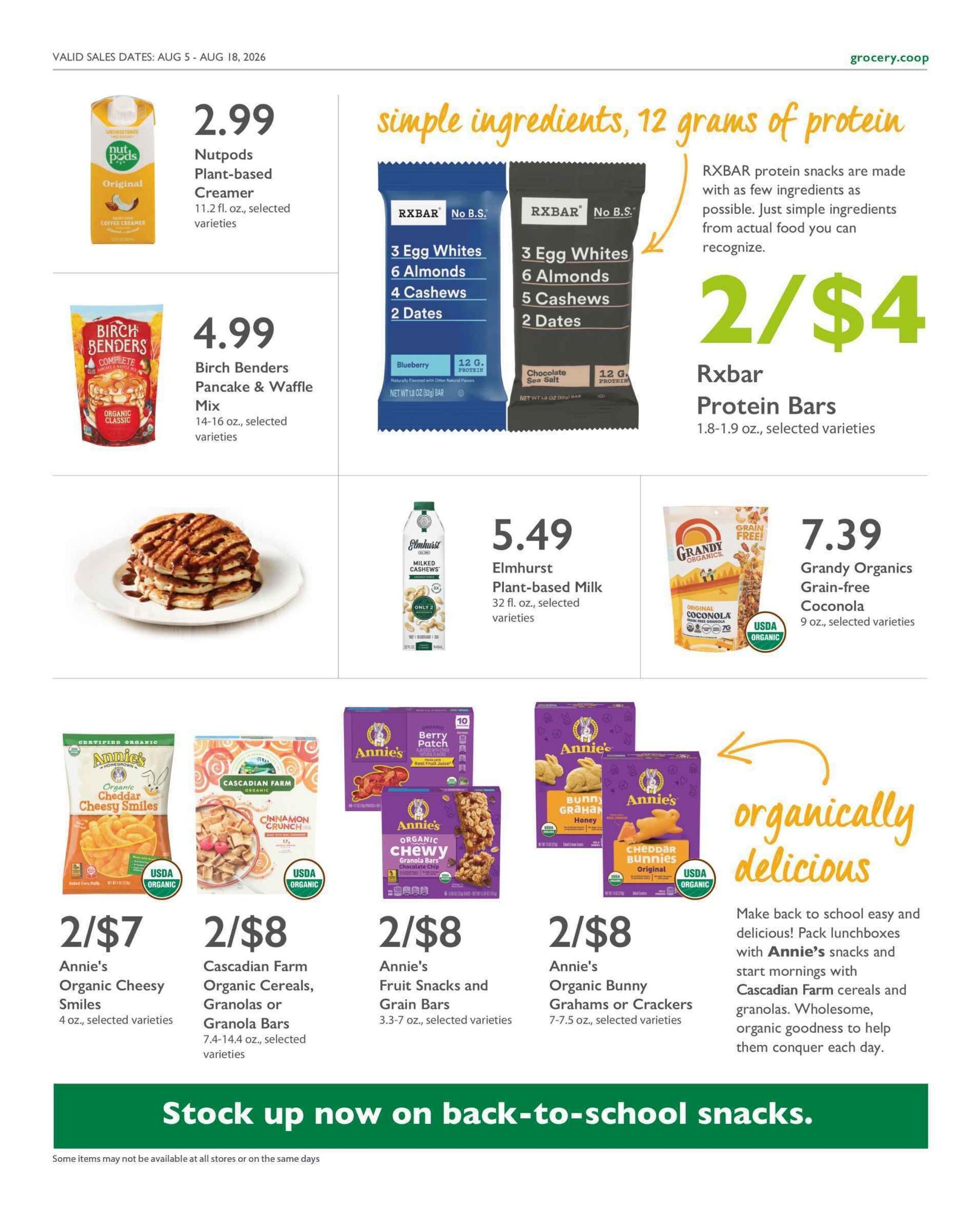 Co-opportunity Natural Foods (Inglewood–Gardena Area, CA) Weekly Ad August 5 - 18, 2026