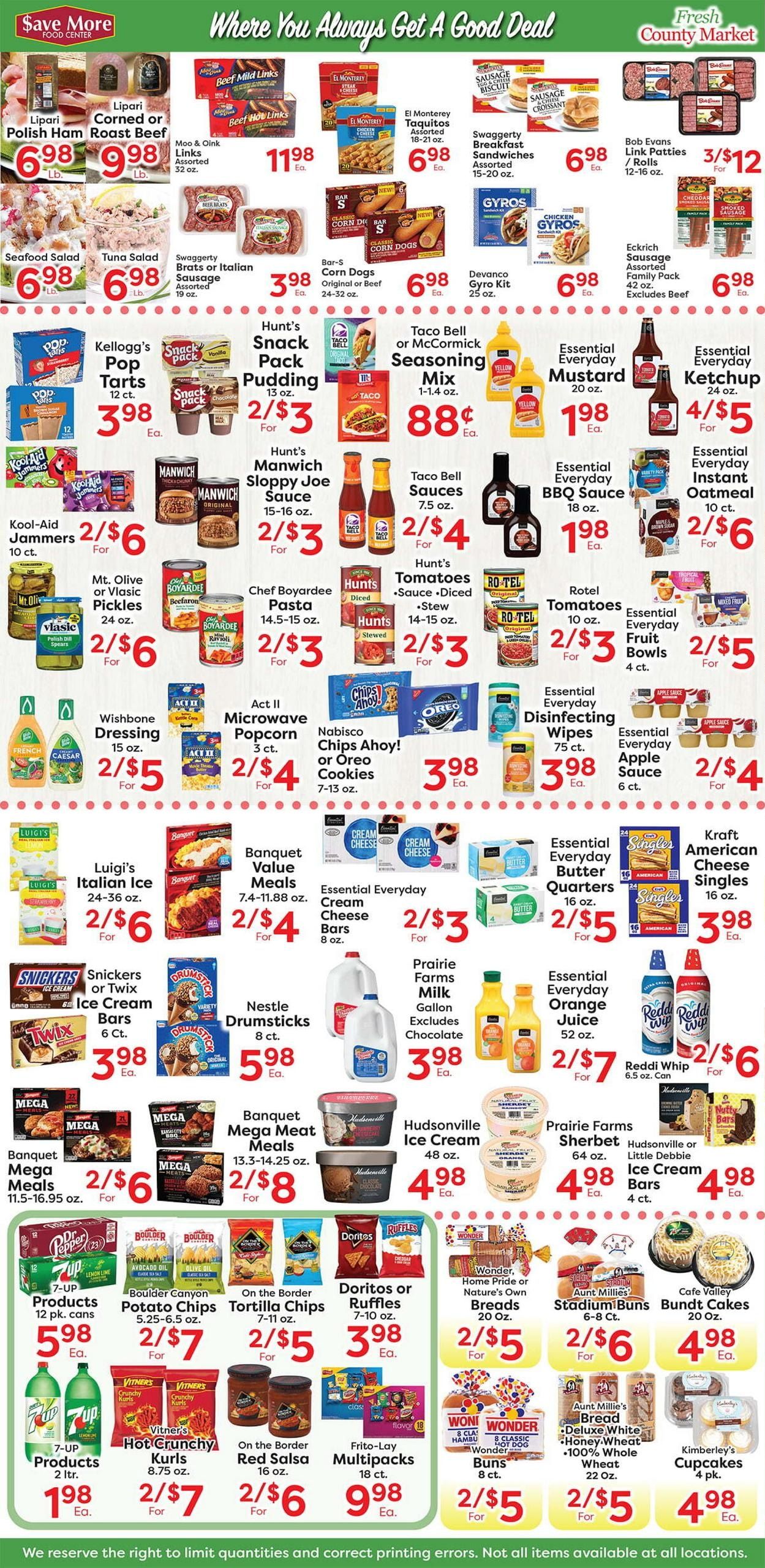 Fresh County Market Weekly Ad August 5 - 11, 2026