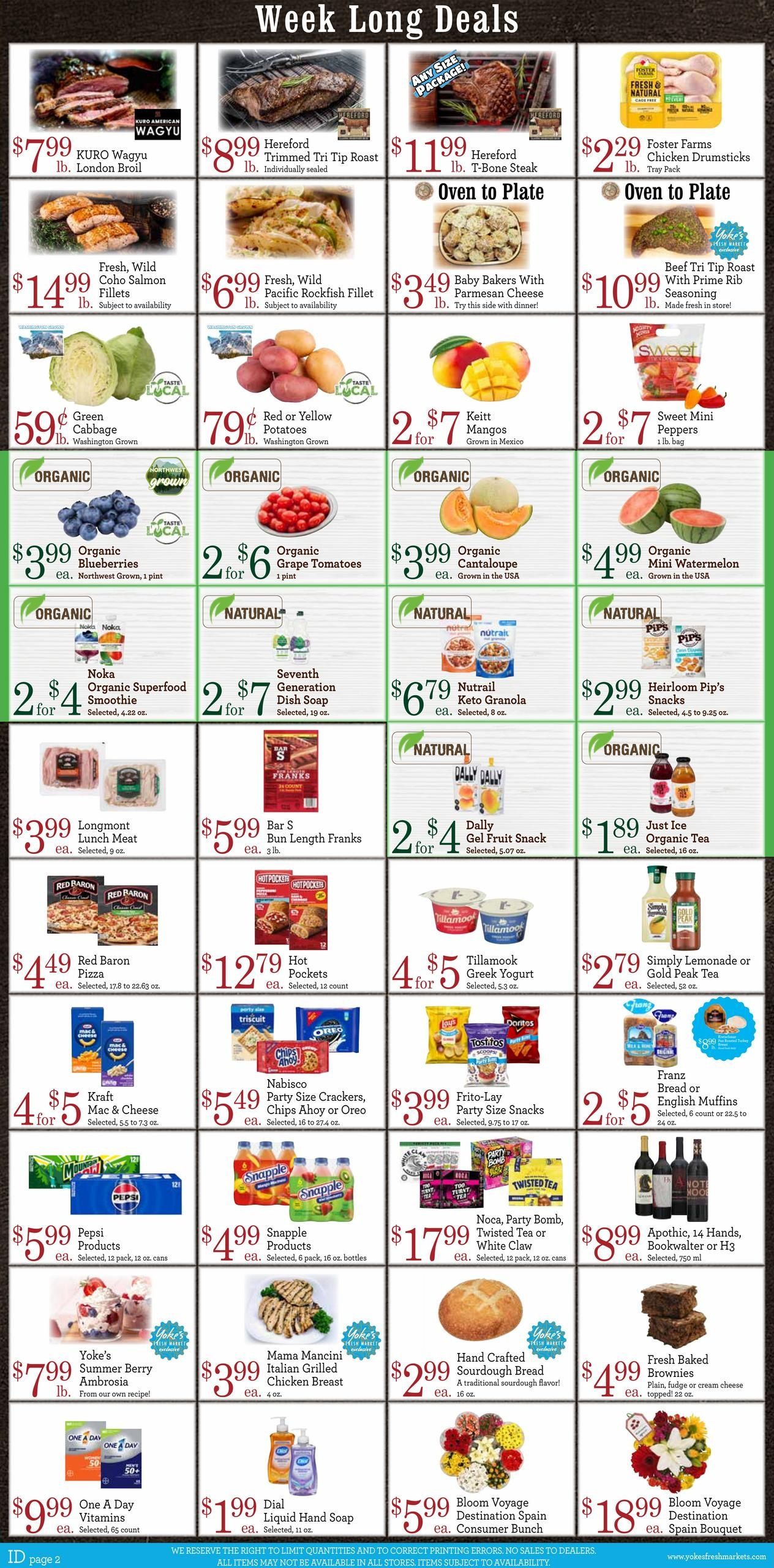 Yoke's Fresh Market Weekly Ad August 5 - 11, 2026