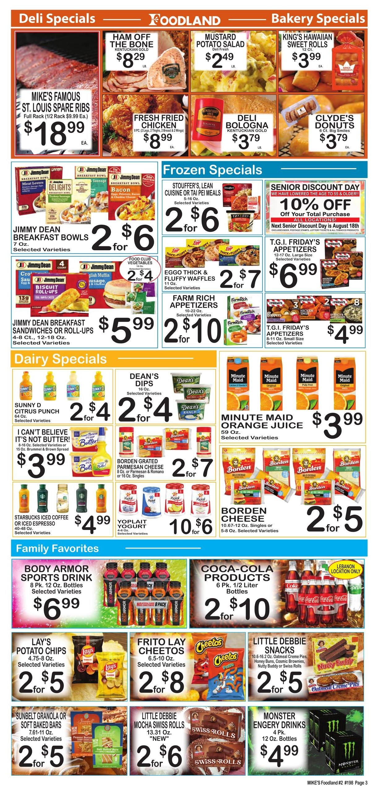 Mike's Foodland Weekly Ad August 5 - 11, 2026