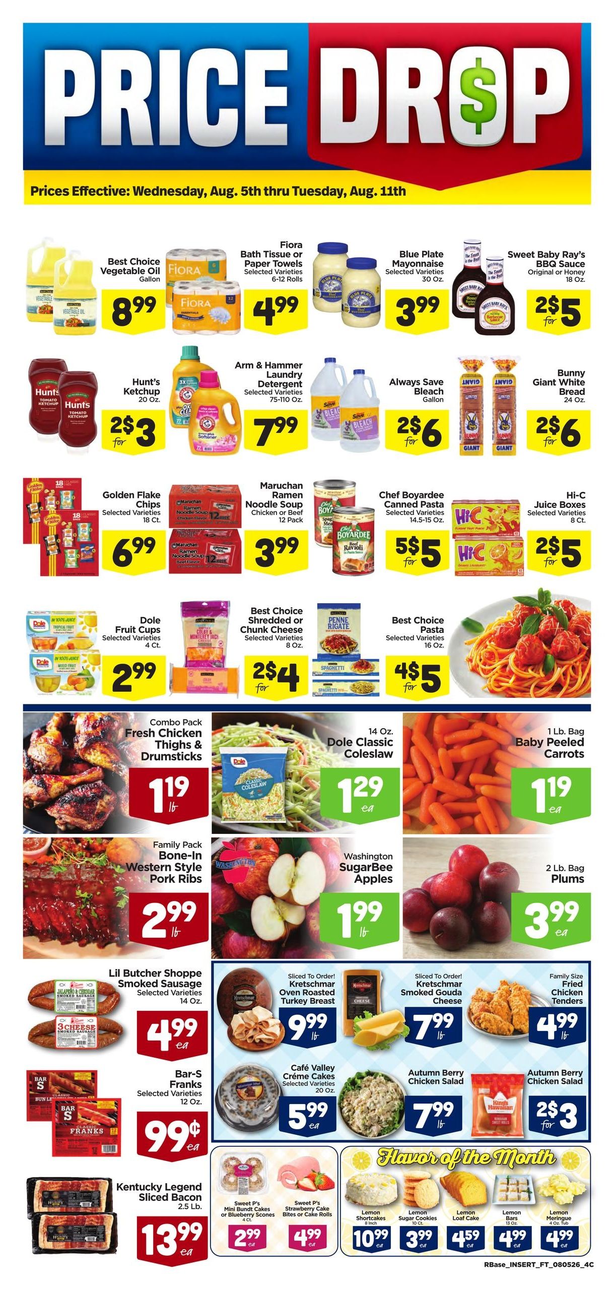Ramey's (Hattiesburg Area, MS) Weekly Ad August 5 - 11, 2026
