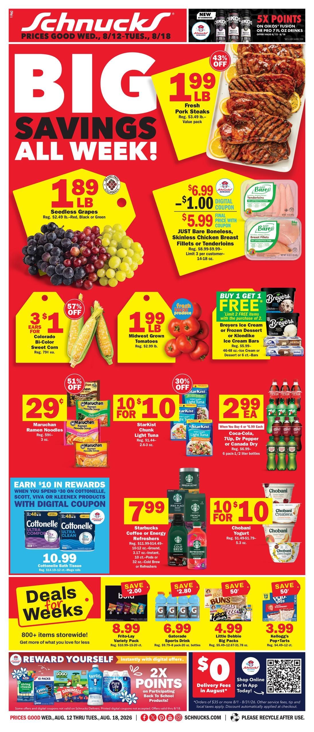 Schnucks (Edwardsville–Caseyville Area, IL) Weekly Print Weekly Ad August 12 - 18, 2026
