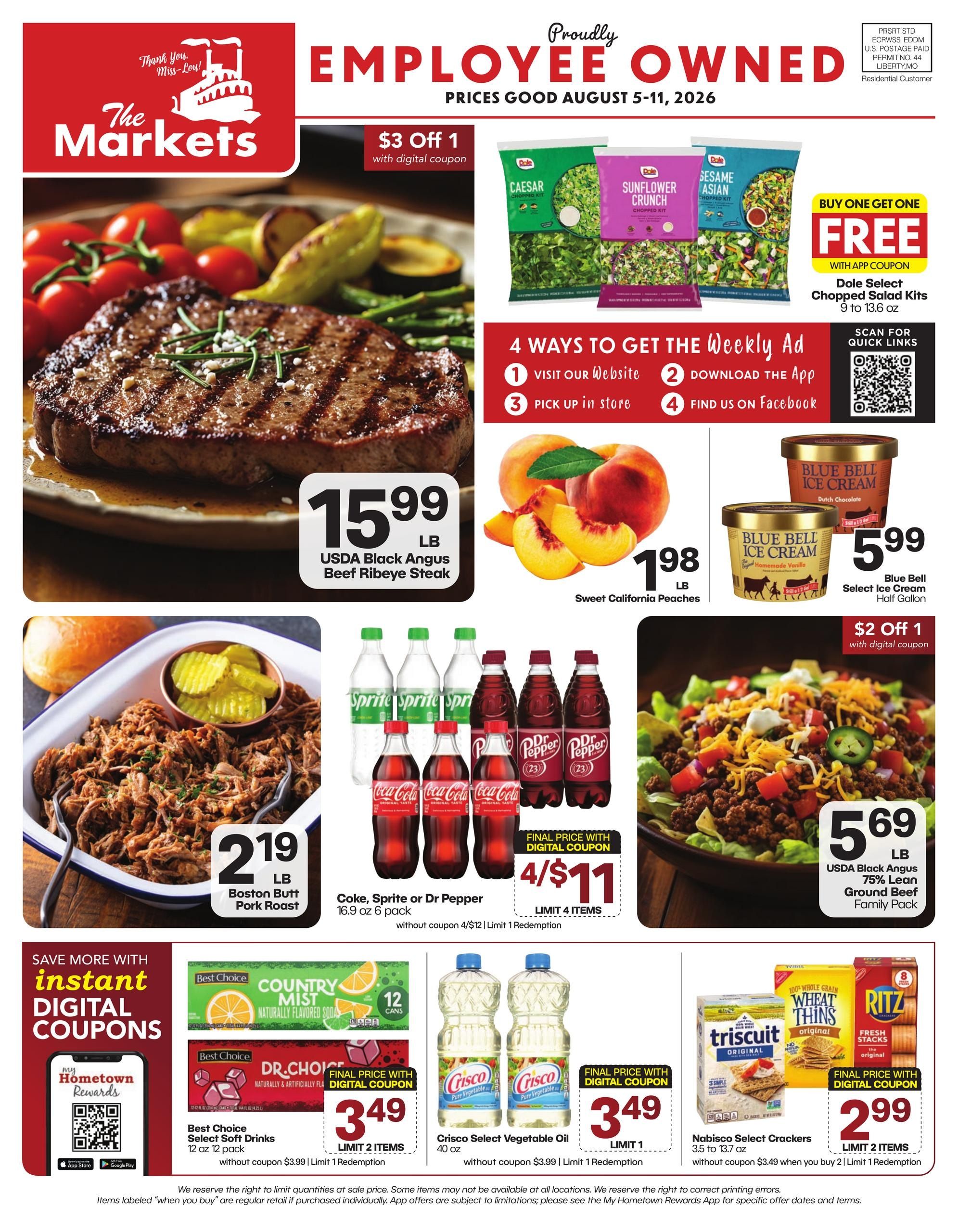 The Markets (LA, MS) Weekly Ad August 5 - 11, 2026