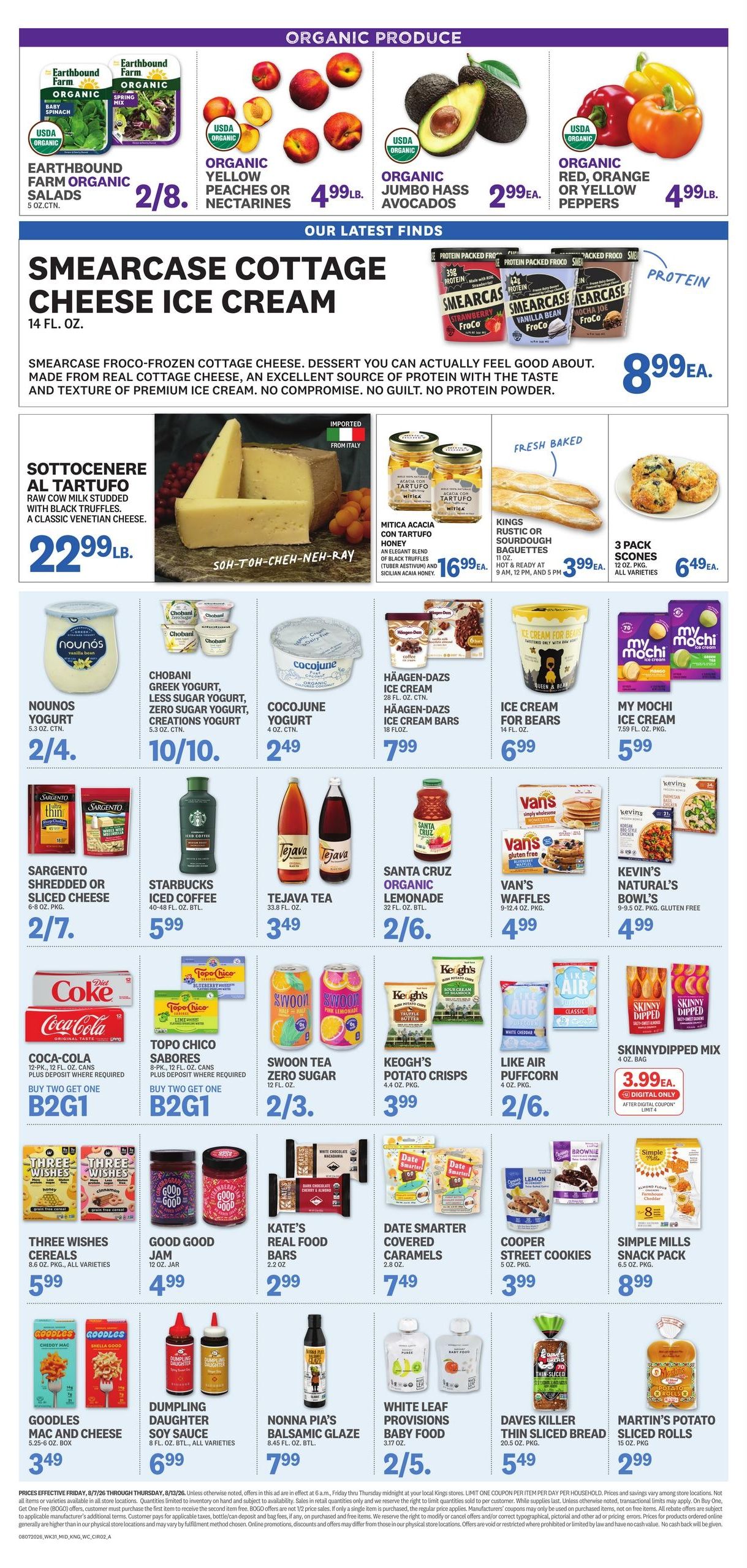 Kings Food Markets Weekly Ad August 7 - 13, 2026