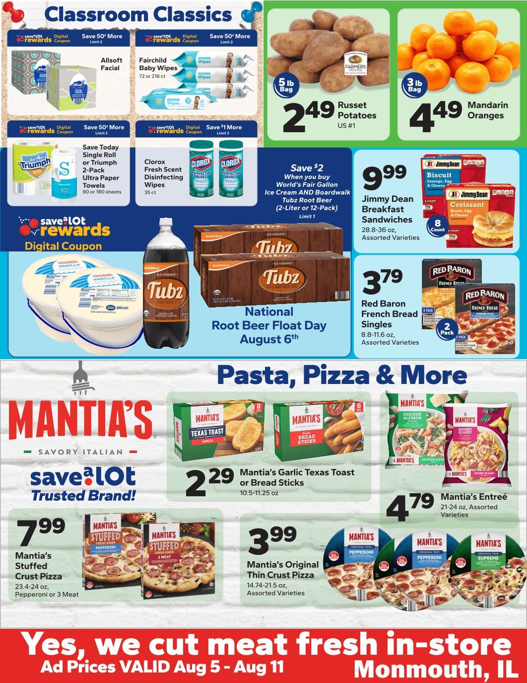 Save a Lot Food Stores (Monmouth, IL) Weekly Ad August 6 - 12, 2026