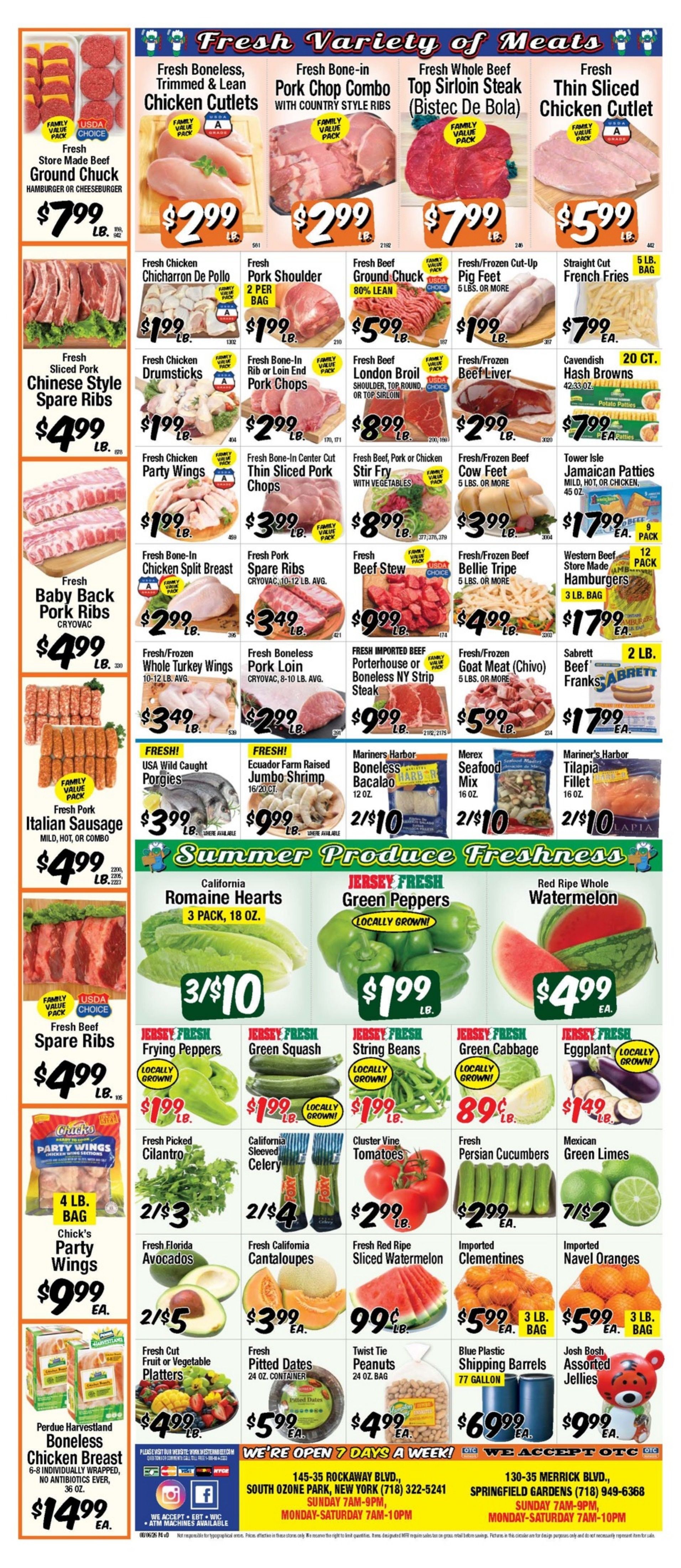 Western Beef (New York) Weekly Ad August 6 - 12, 2026