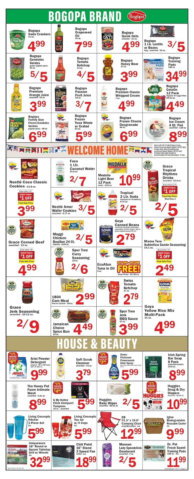 Food Bazaar (2965 Cropsey Ave., Brooklyn, NY) Weekly Ad August 6 - 12, 2026