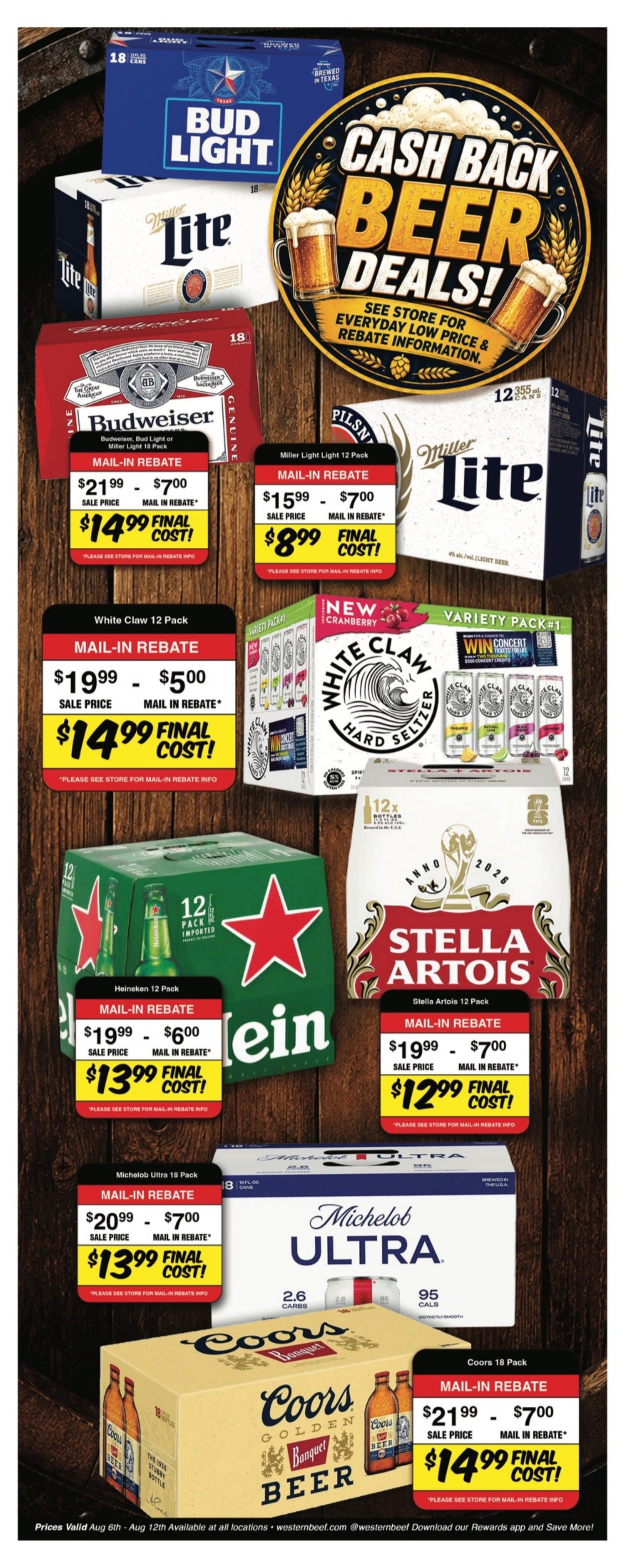 Western Beef (Road Carle Place, NY) Weekly Ad August 6 - 12, 2026
