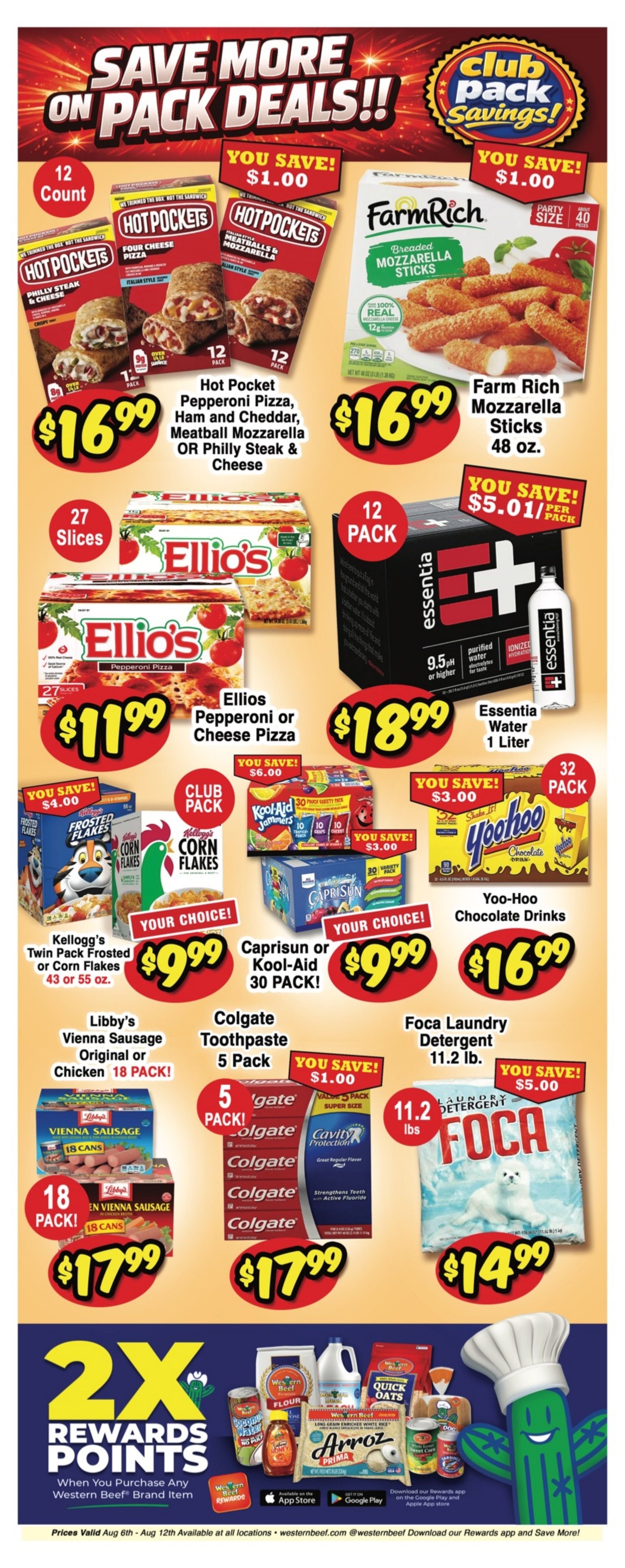 Western Beef (Road Carle Place, NY) Weekly Ad August 6 - 12, 2026