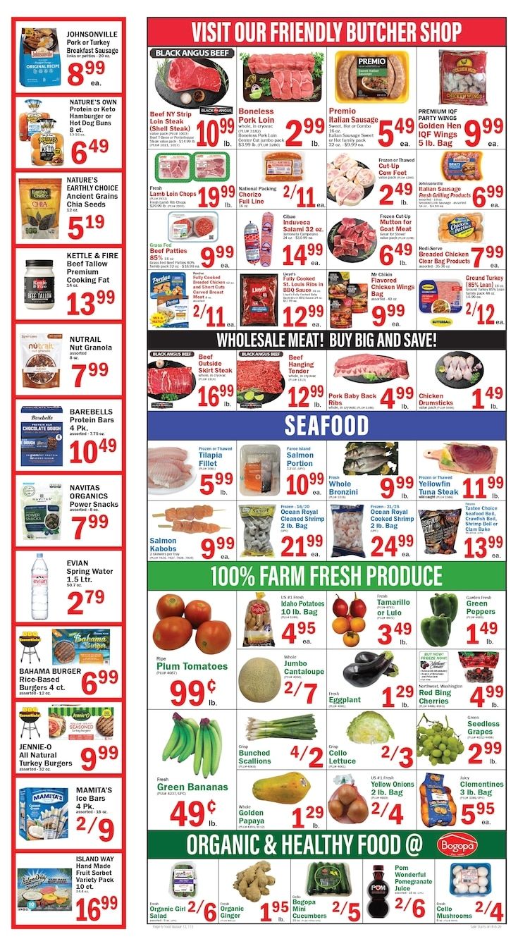 Food Bazaar (Carlstadt, NJ) Weekly Ad August 6 - 12, 2026