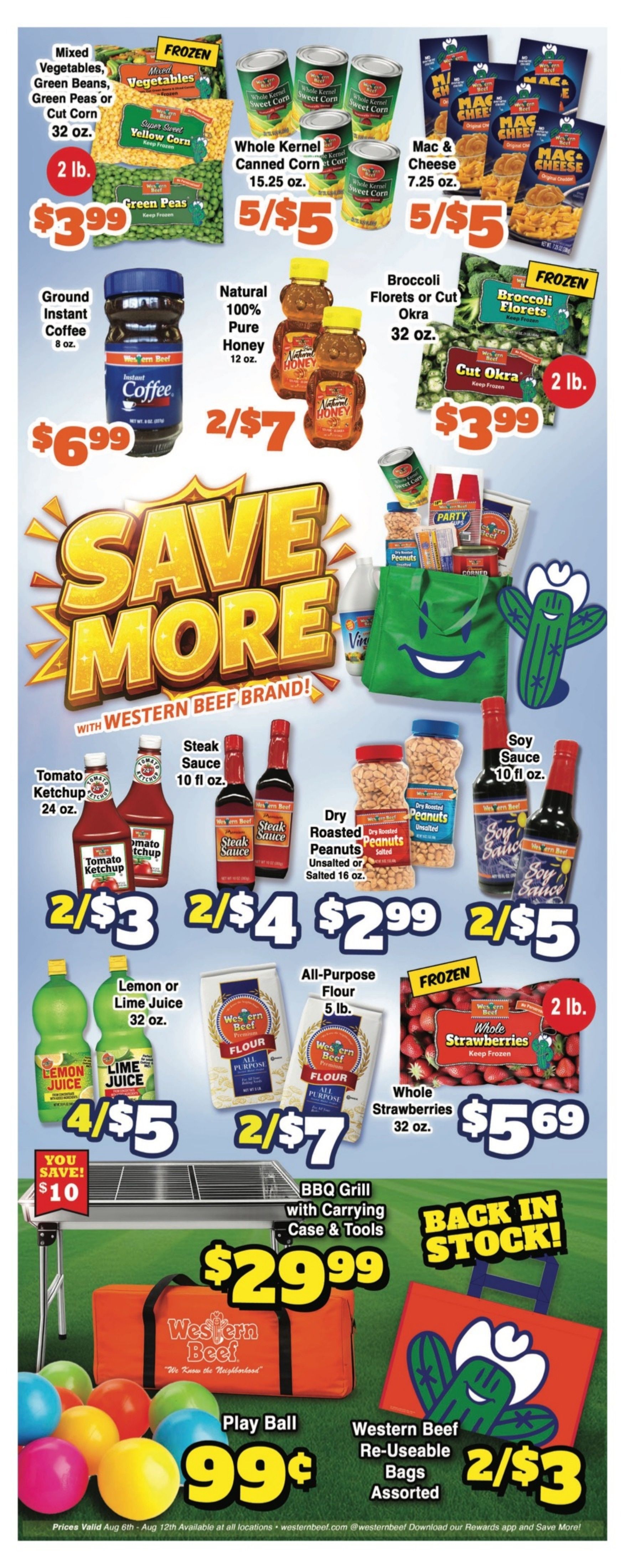 Western Beef Weekly Ad August 6 - 12, 2026