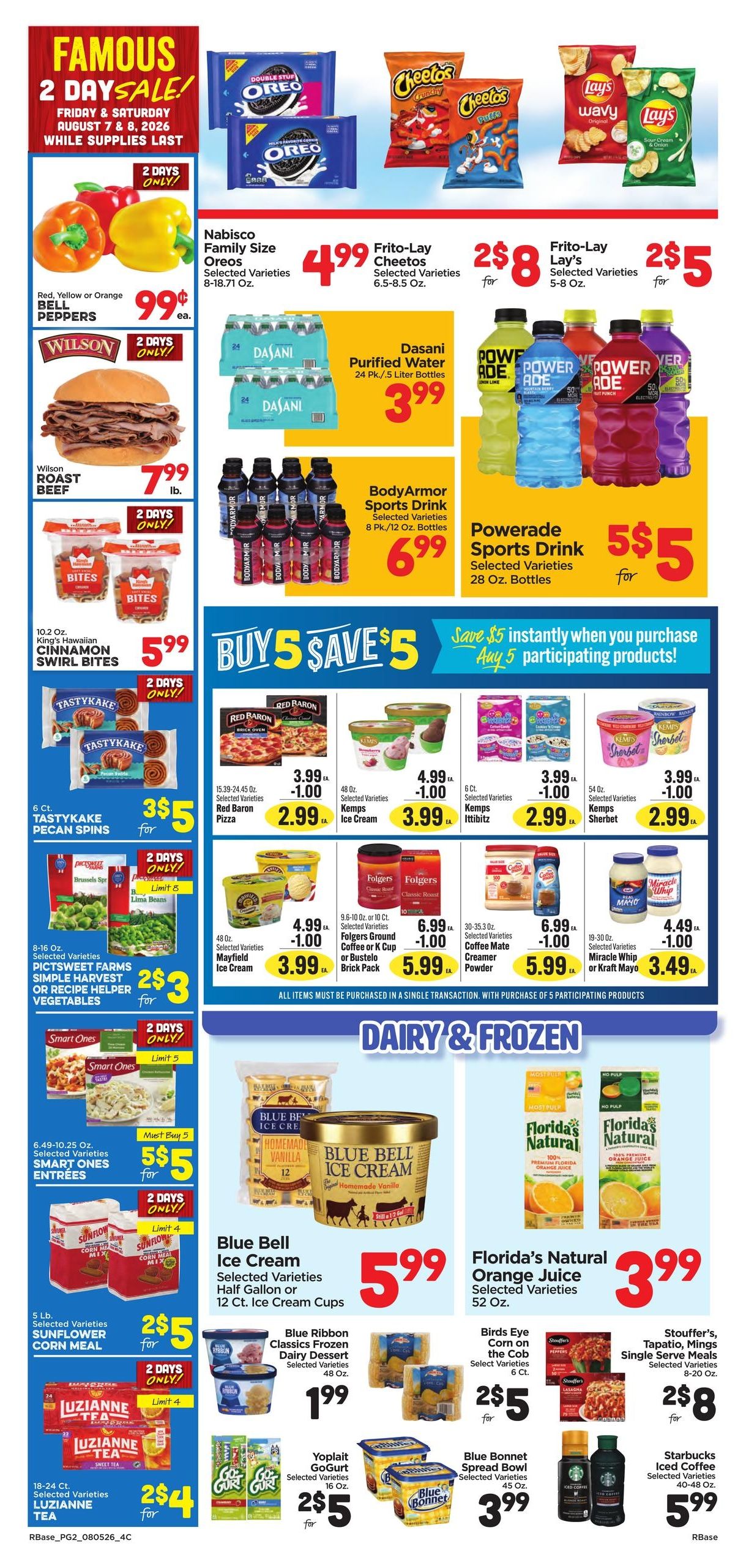 Ramey's (Brookhaven Area, MS) Weekly Ad August 5 - 11, 2026