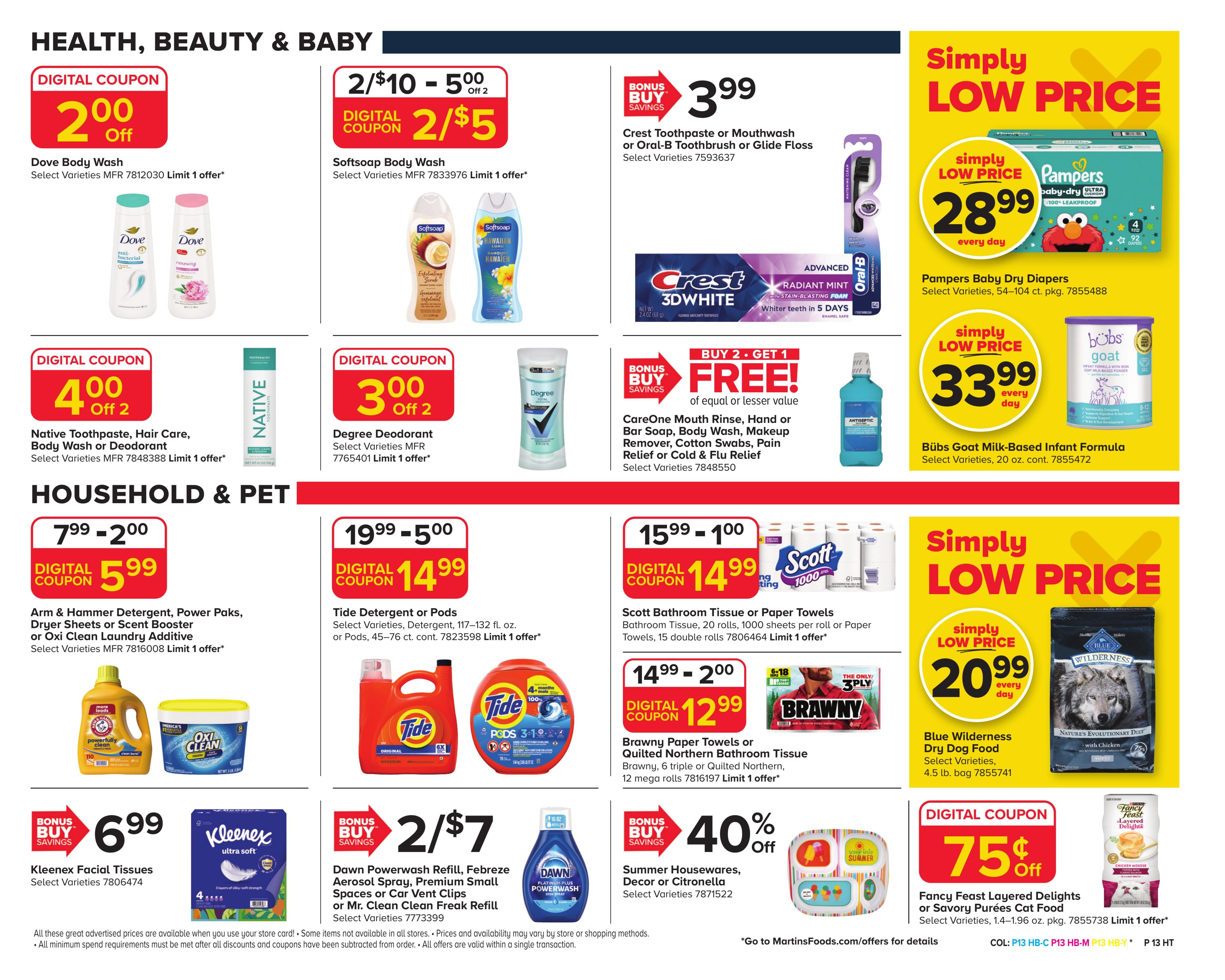 Martin's Food Market (Chambersburg Area, PA) Weekly Ad August 7 - 13, 2026