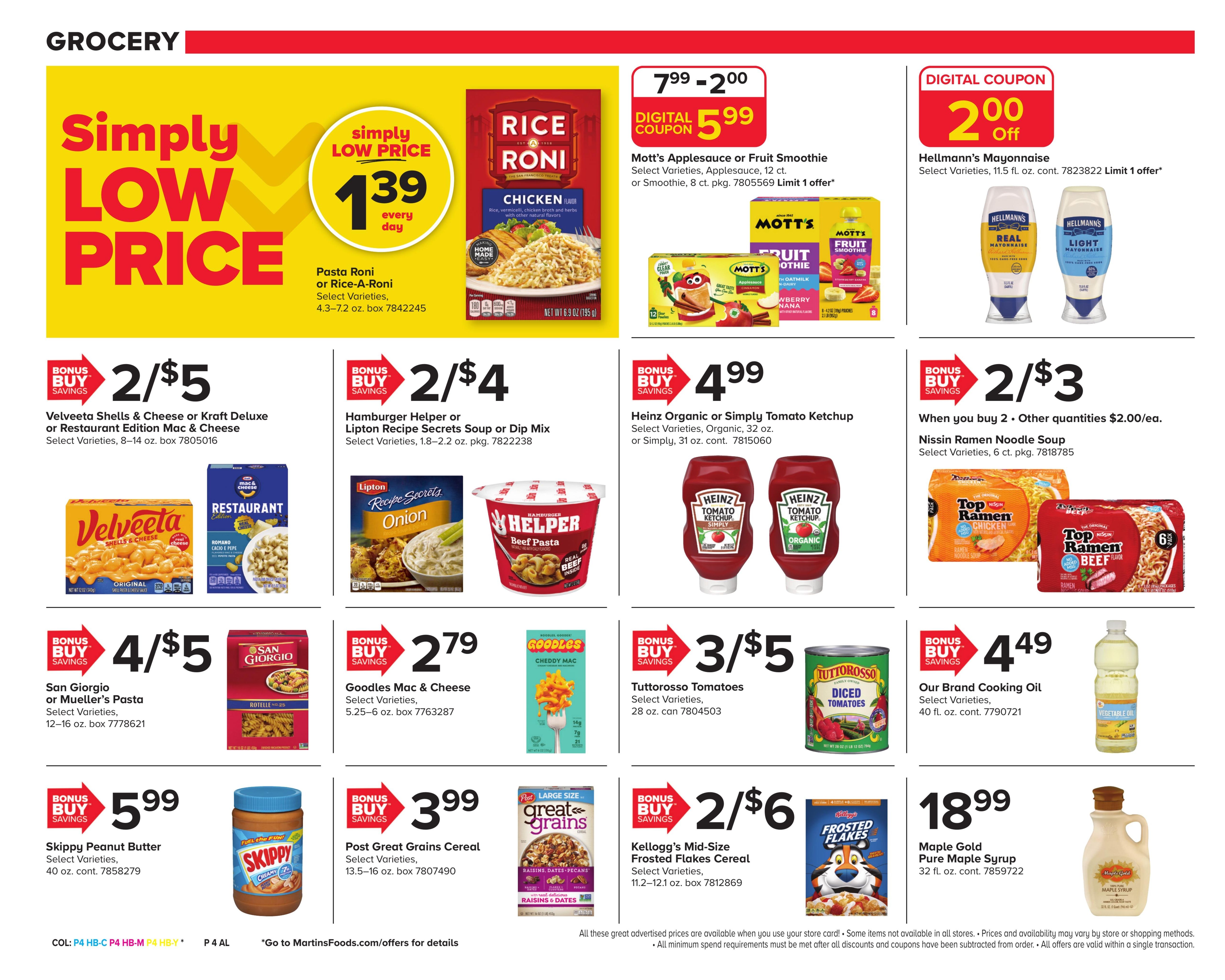 Martin's Food Market (Chambersburg Area, PA) Weekly Ad August 7 - 13, 2026