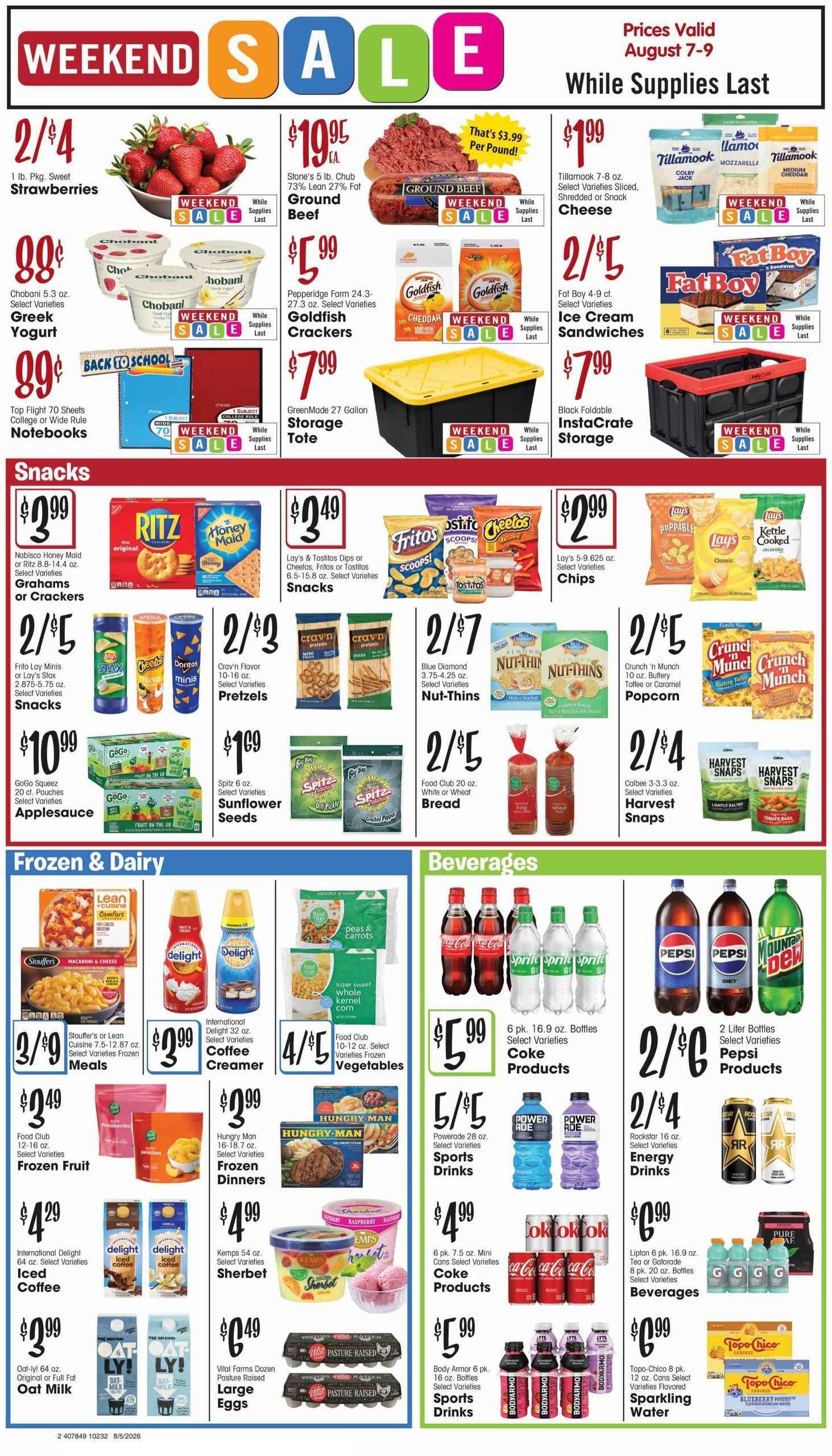 Cedaredge Foodtown Weekly Ad August 5 - 11, 2026
