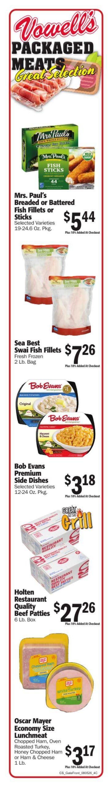 Vowell's CashSaver (Jackson–Pearl Area, MS) Weekly Ad August 5 - 11, 2026