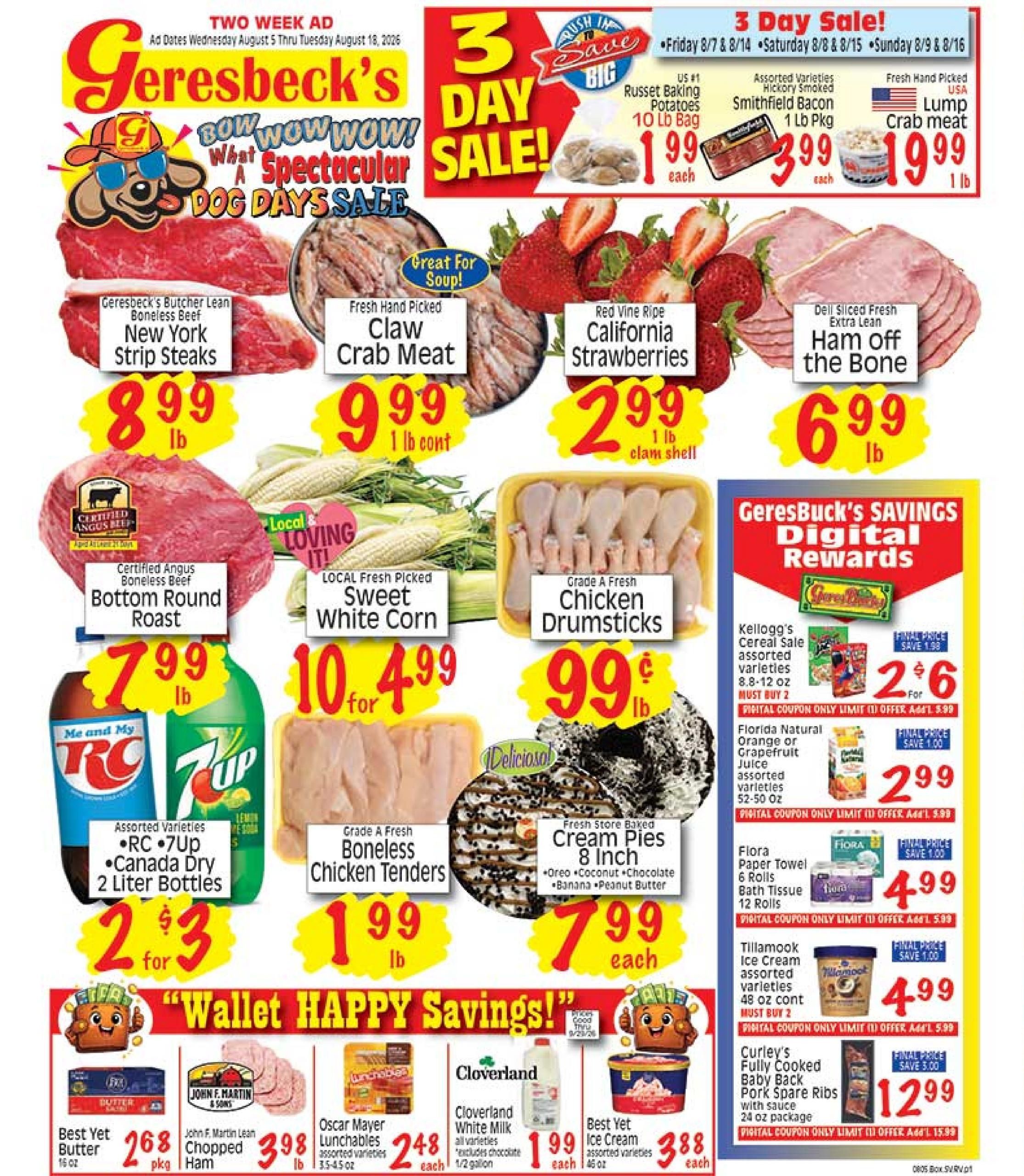 Geresbeck's Food Market Weekly Ad August 5 - 18, 2026