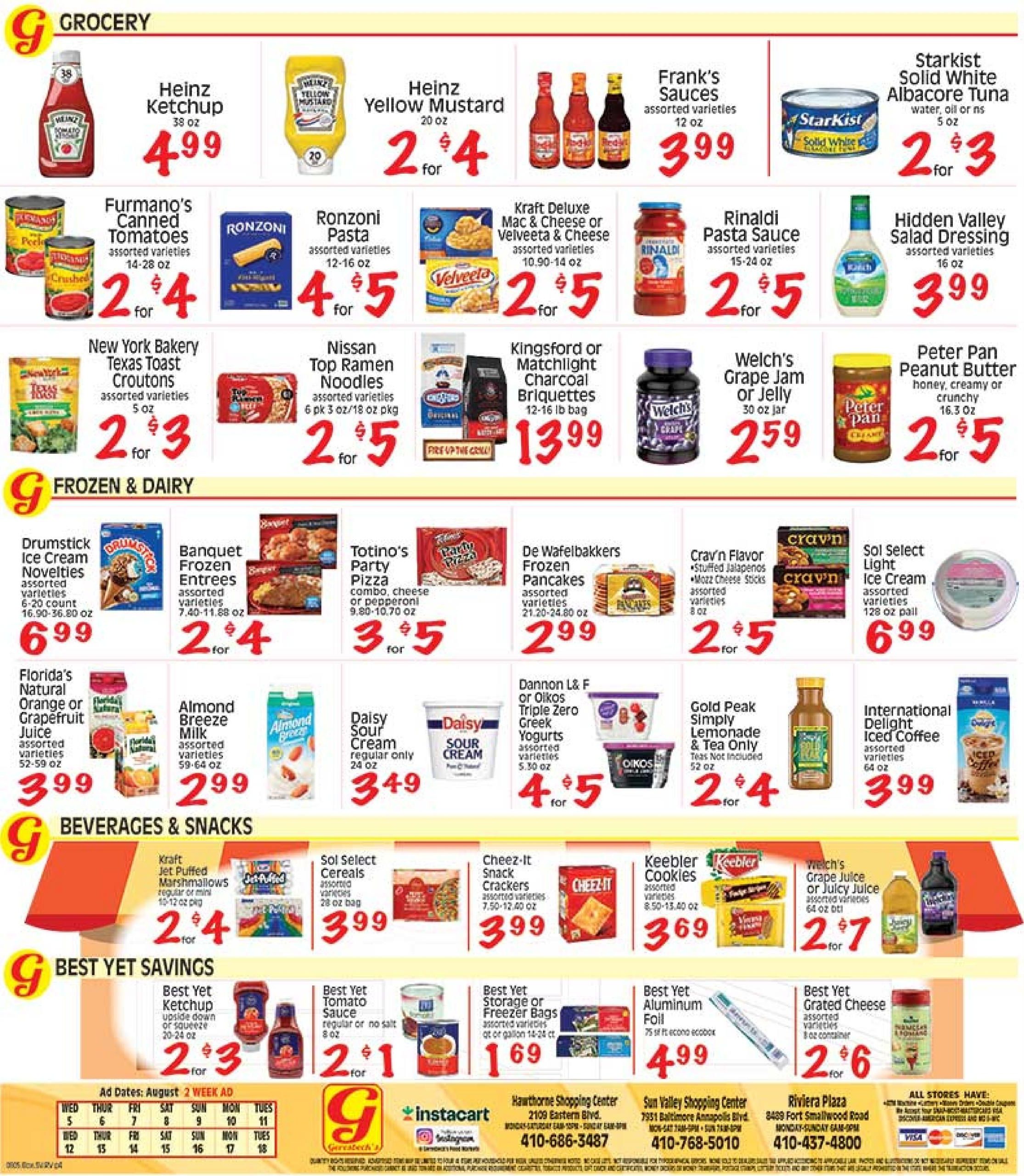 Geresbeck's Food Market Weekly Ad August 5 - 18, 2026