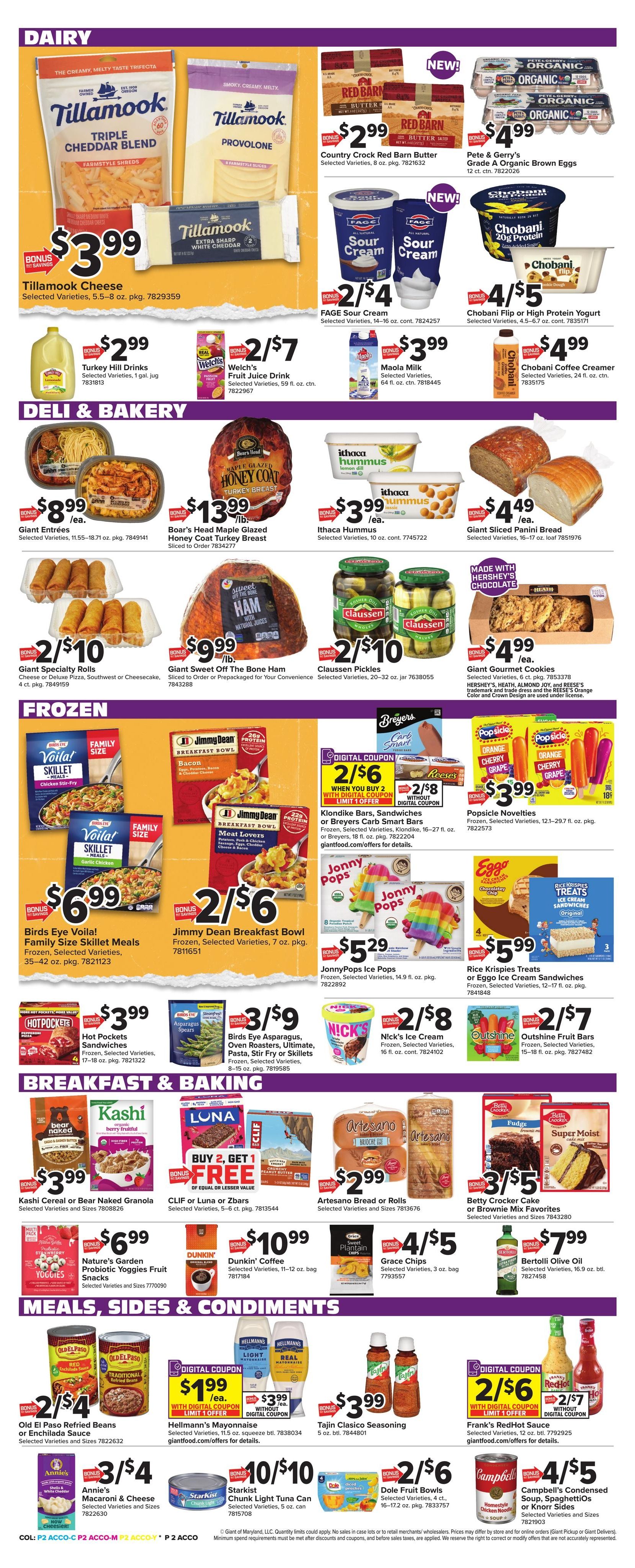 Giant Food (DE, MD, PA) Weekly Ad August 7 - 13, 2026