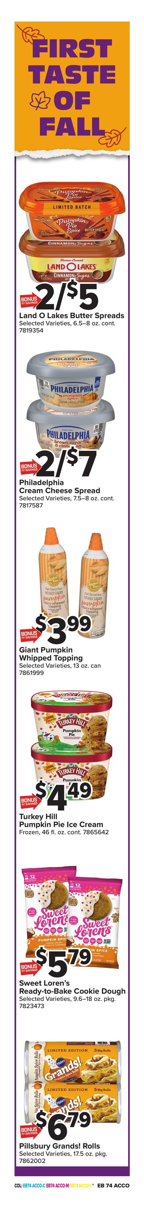 Giant Food (DE, MD, PA) Weekly Ad August 7 - 13, 2026