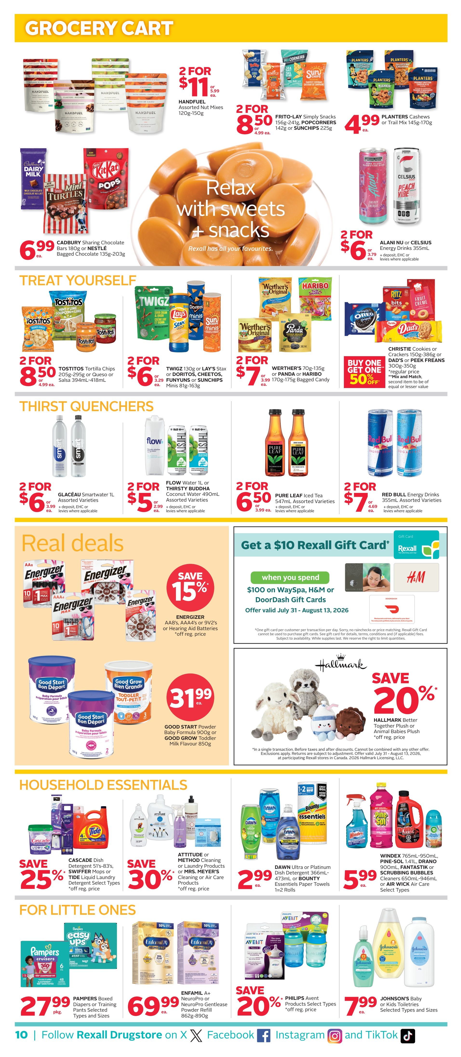 Rexall (AB, SK, MB) Flyer August 7 to 13