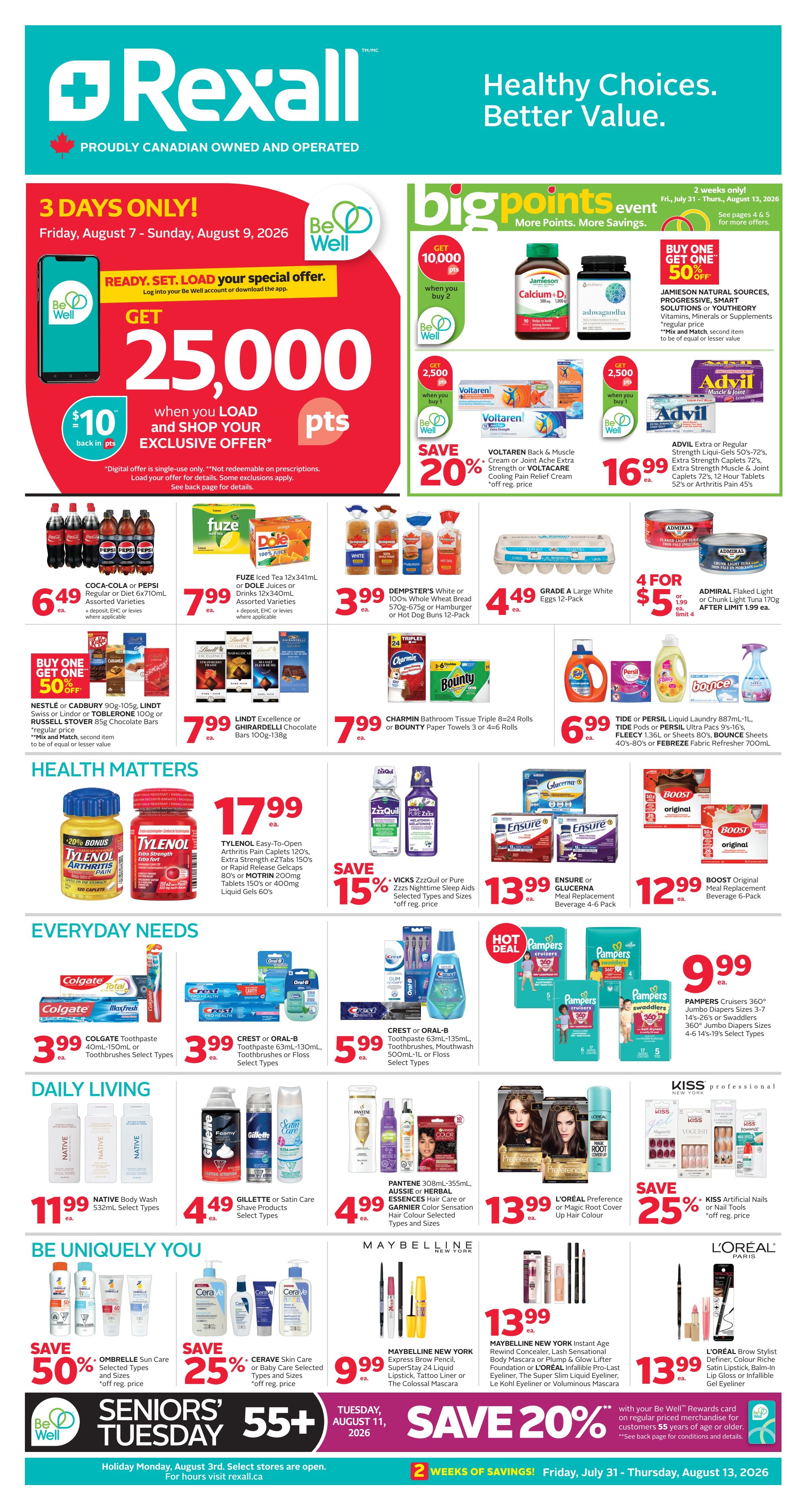 Rexall (BC) Flyer August 7 to 13