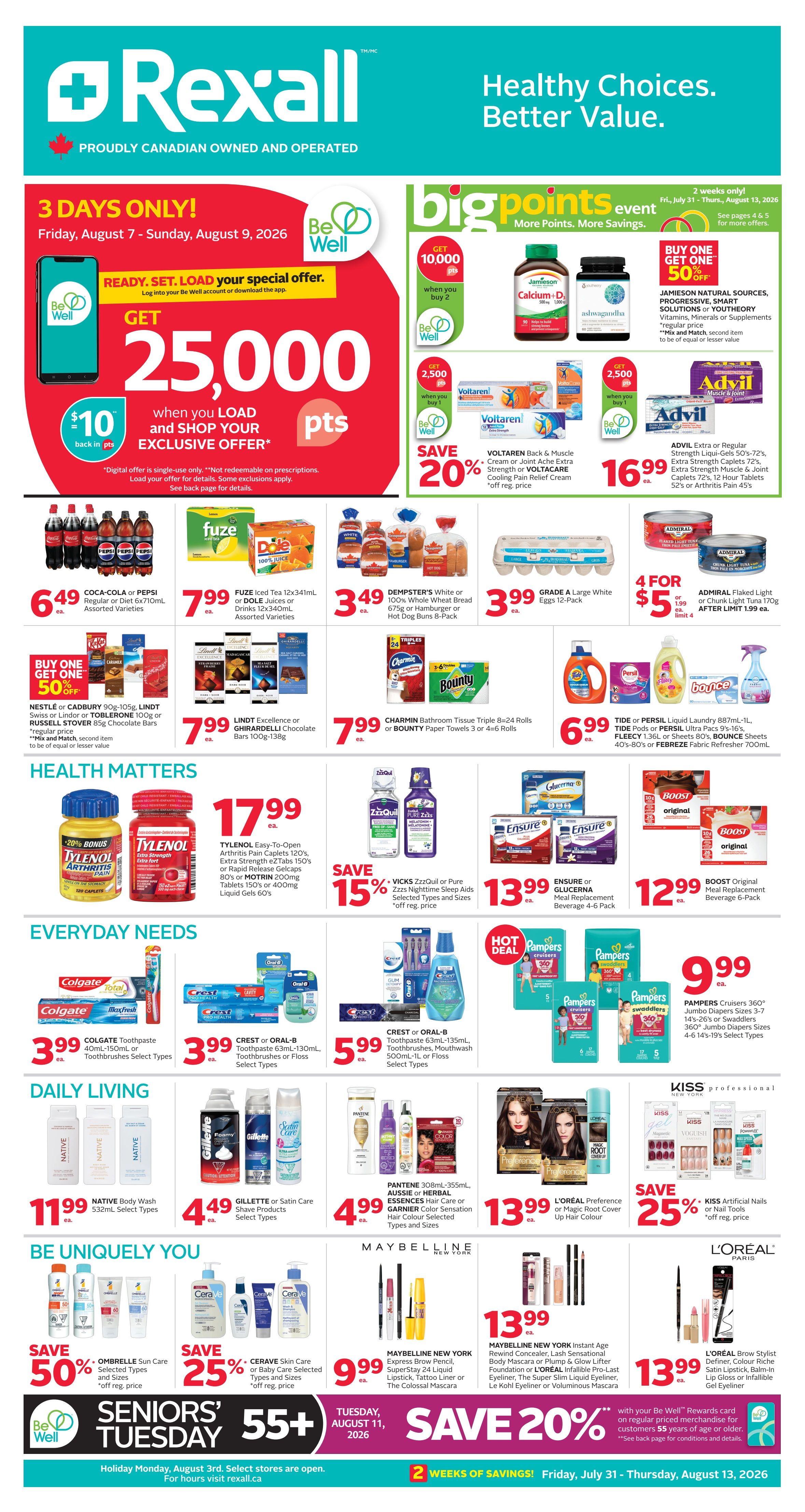 Rexall (ON) Flyer August 7 to 13