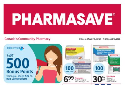 Pharmasave (West) Flyer August 7 to 13