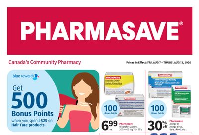 Pharmasave (ON) Flyer August 7 to 13