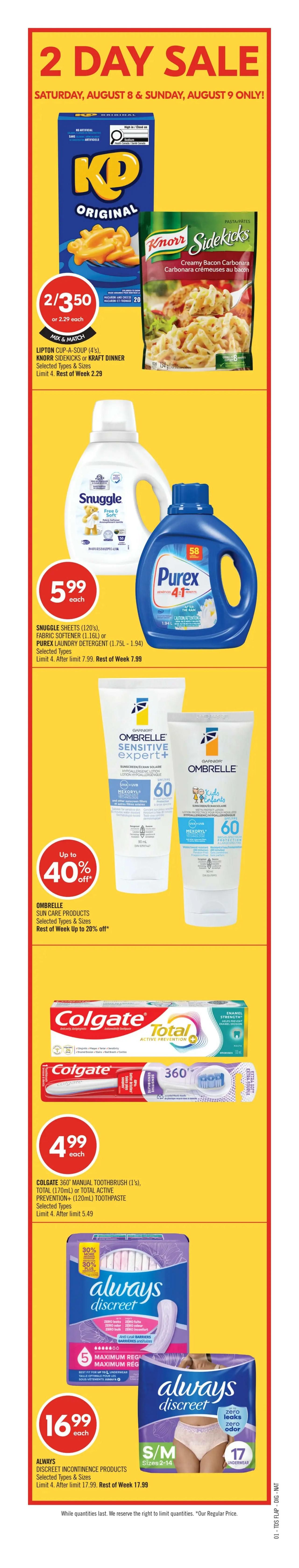 Shoppers Drug Mart (Atlantic) Flyer August 8 to 13